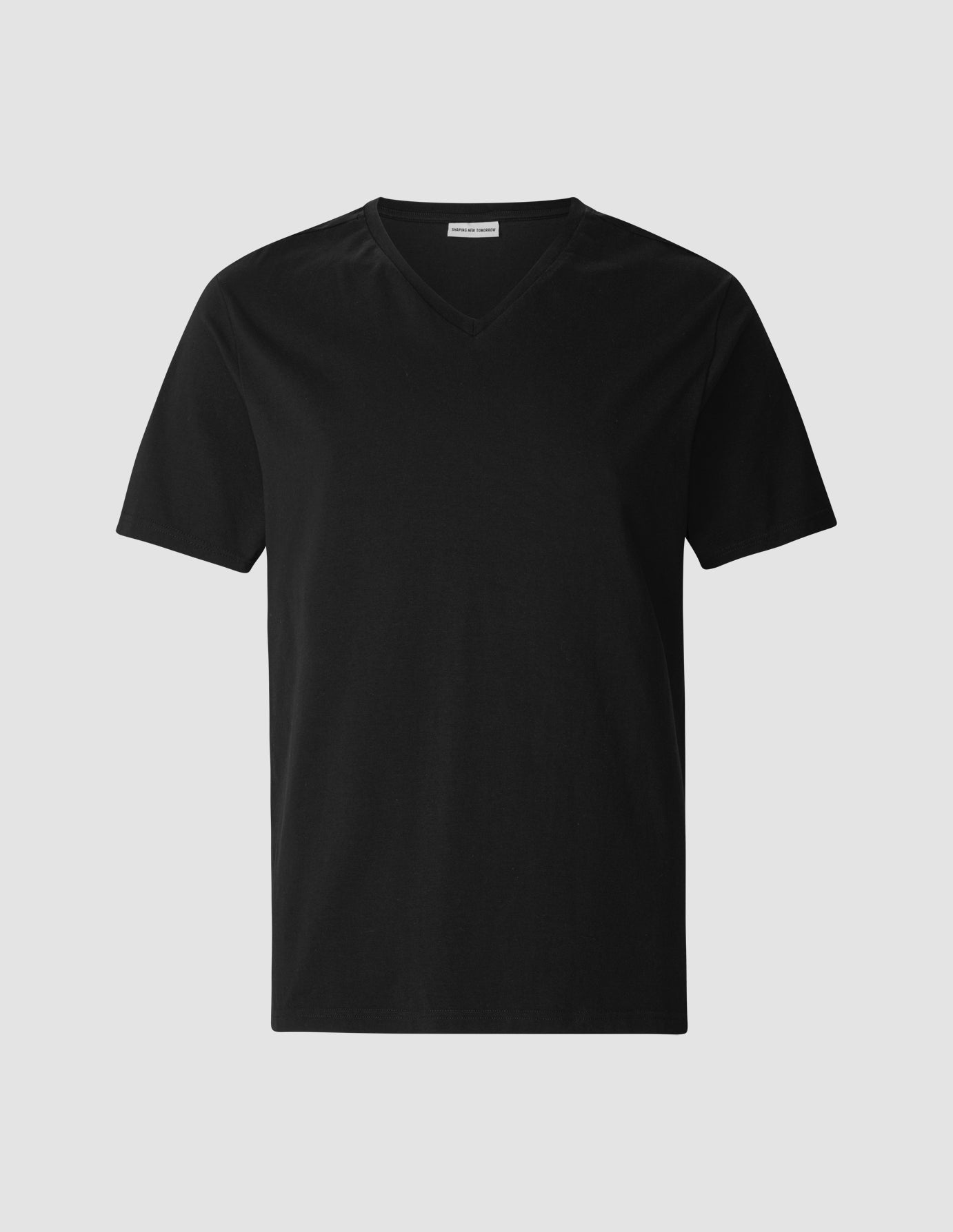Premium Supima Cotton Black V-Neck T-Shirt for Men - Soft, Breathable & Durable - Perfect for Casual Wear, Layering & Everyday Comfort