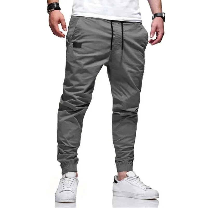 Men's Cargo Pants - Loose Fit Straight Leg Joggers, Large Size Casual Sweatpants with Multiple Pockets | Outdoor Hiking, Workwear & Streetwear Fashion
