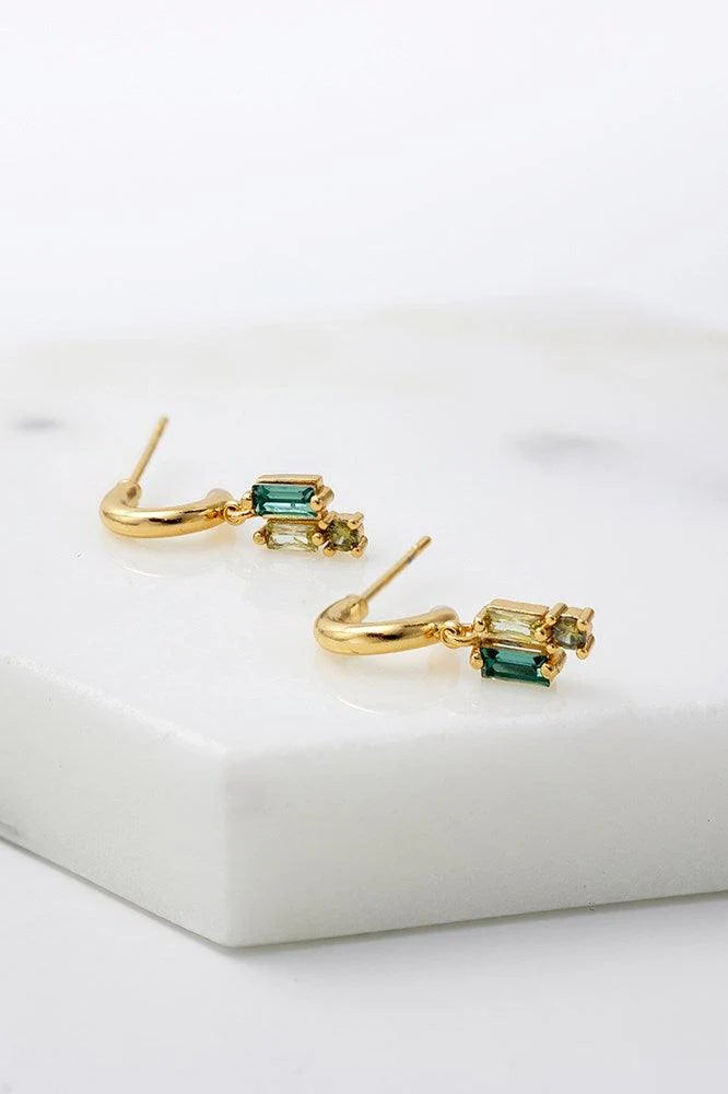 Zafino Elenore Elegant Gold-Plated Hoop Earrings for Women - Perfect for Parties, Weddings & Everyday Wear