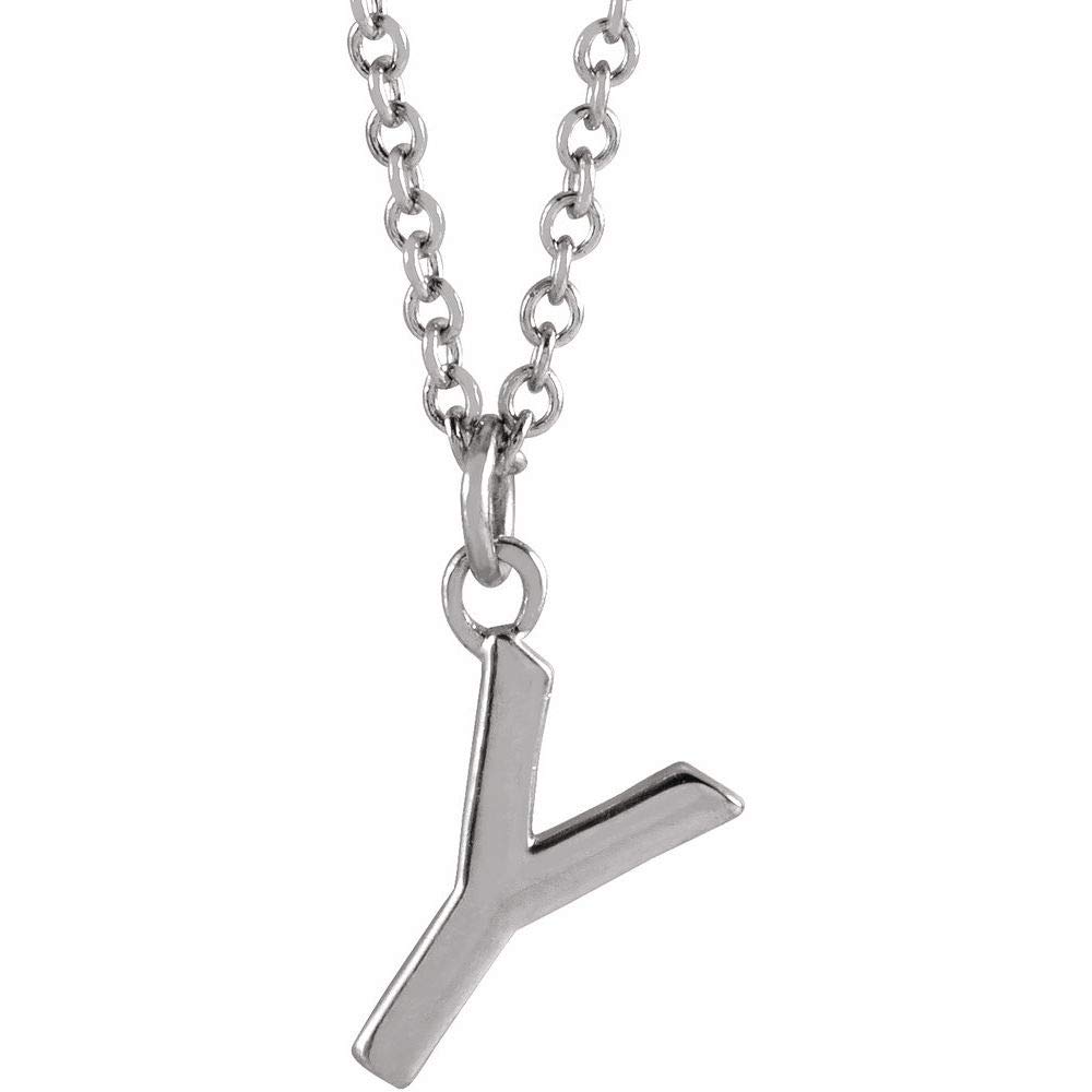 Alphabet Initial Letter Dangle Charm Pendant Necklace - 18 Inch Gold/Silver Personalized Jewelry Gift for Women - Perfect for Birthdays, Anniversaries & Everyday Wear