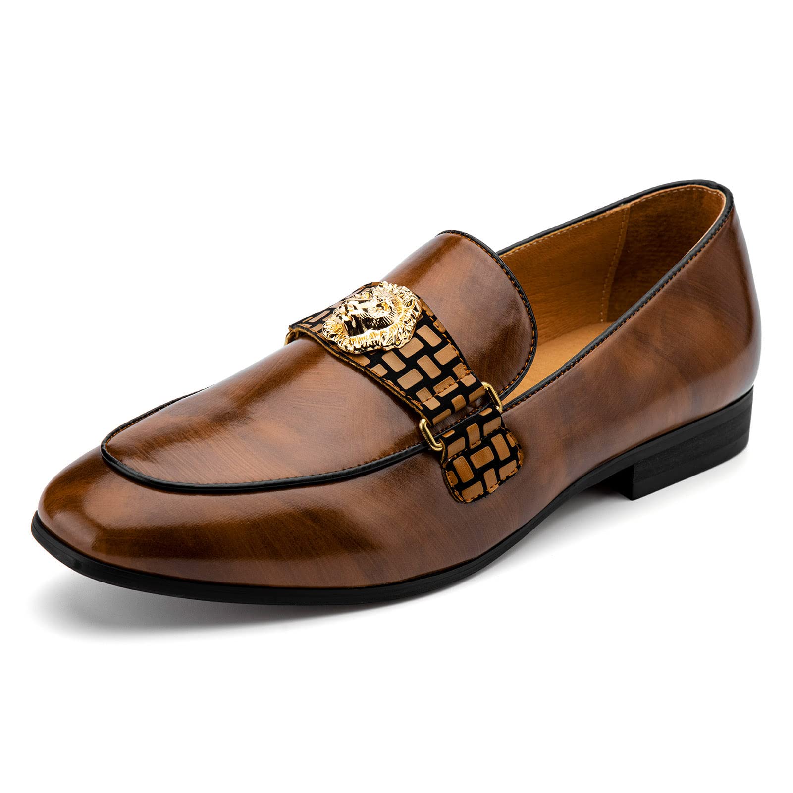Meijiana Men's Luxury Loafers - Comfortable Dress Shoes for Wedding, Party & Business | Premium Slip-On Formal Shoes for Office, Cocktail Events & Special Occasions