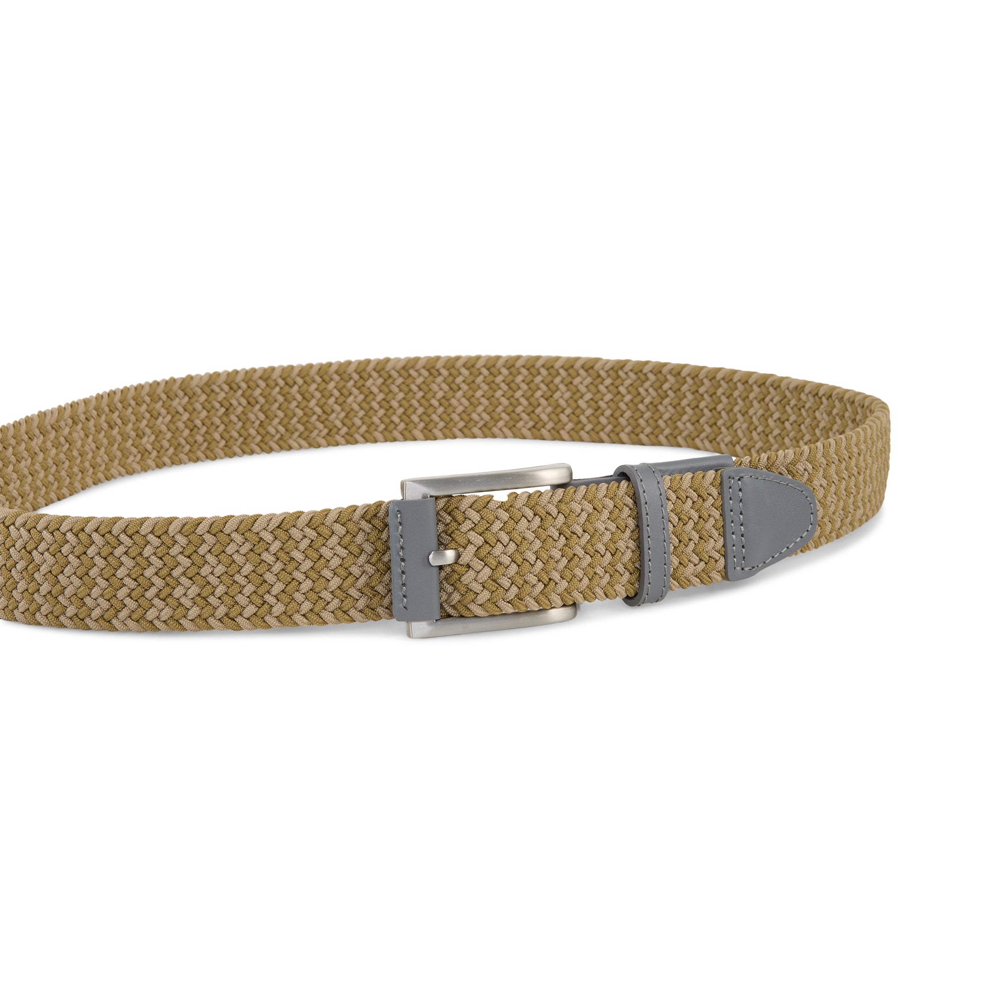 Braided Weave Golf Belt for Men - Stylish & Durable Elastic Stretch Waistband - Perfect for Golf, Casual Wear & Outdoor Activities