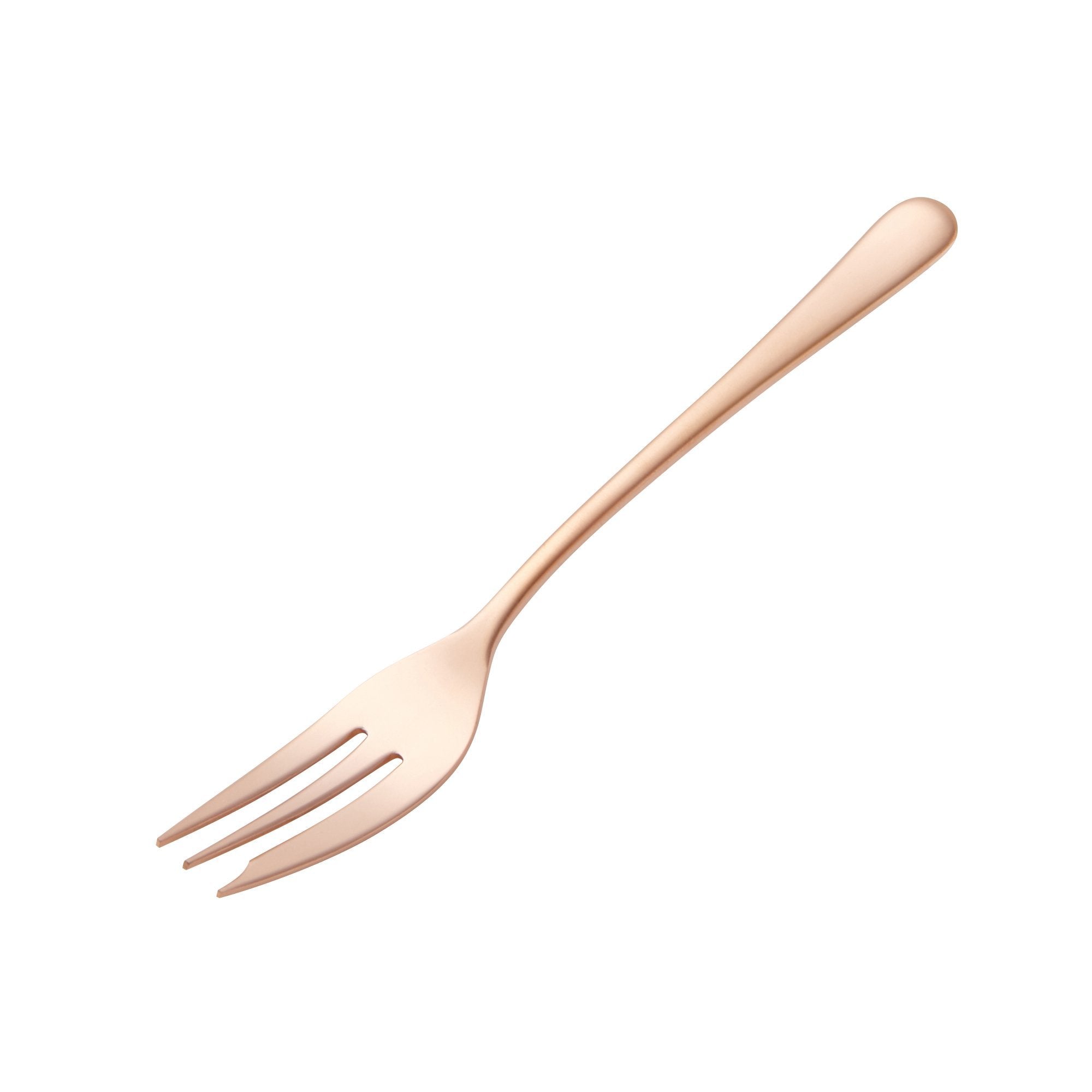 Elegant Pink Gold Cake Fork - 12-Piece Set for Wedding, Birthday, and Dessert Parties - Perfect for Cake, Pastry, and Dessert Serving