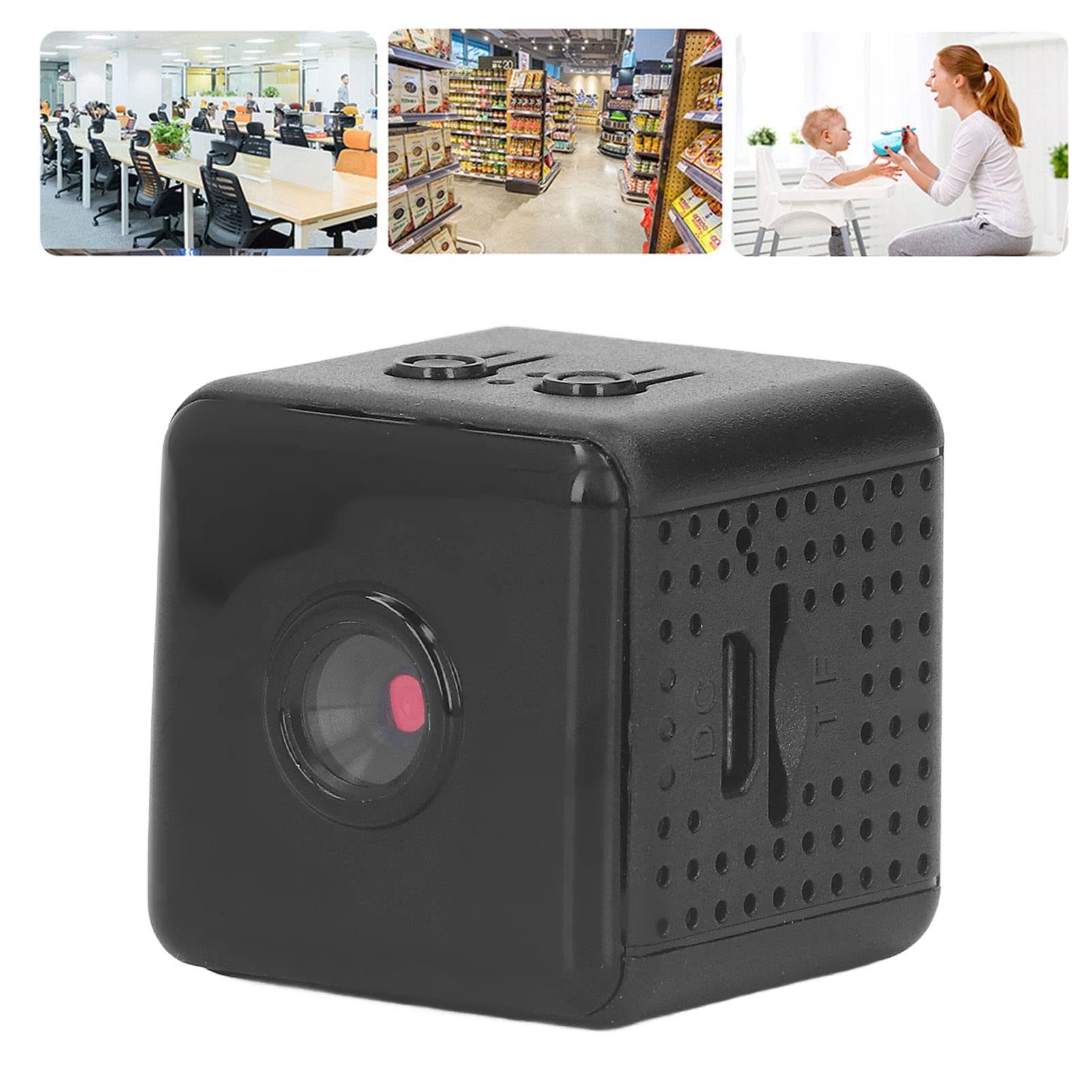 1080P Wireless Security Camera with Night Vision - Indoor/Outdoor Battery Powered CCTV Camera for Home, Apartment, Shop & Office - Monitor Baby, Pets & Property Safely Day & Night