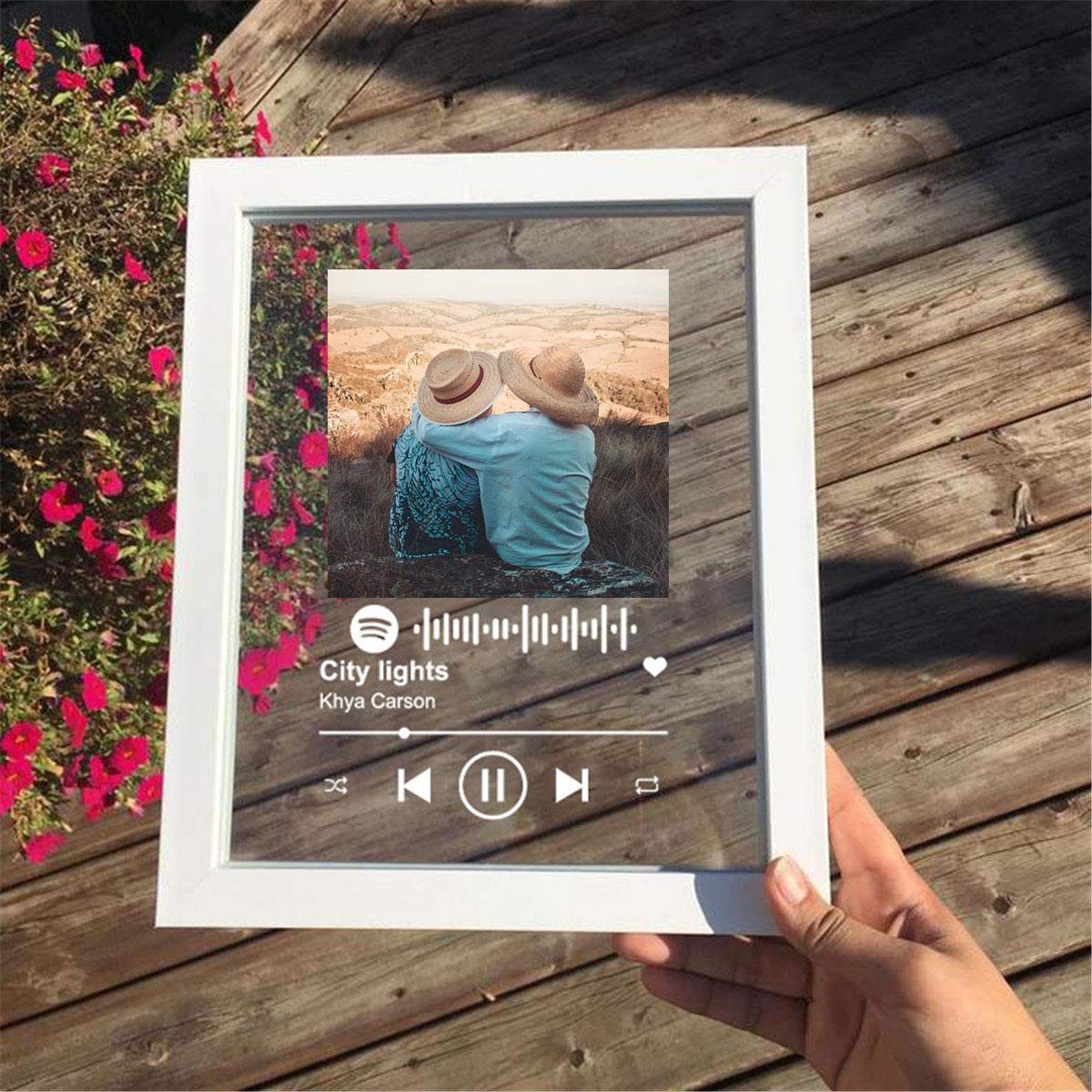 Custom Acrylic Picture Frames & Music Album Wall Art - Personalized Song Poster Plaque for Home Decor, Gift for Music Lovers - Perfect for Bedroom, Studio & Office Decoration