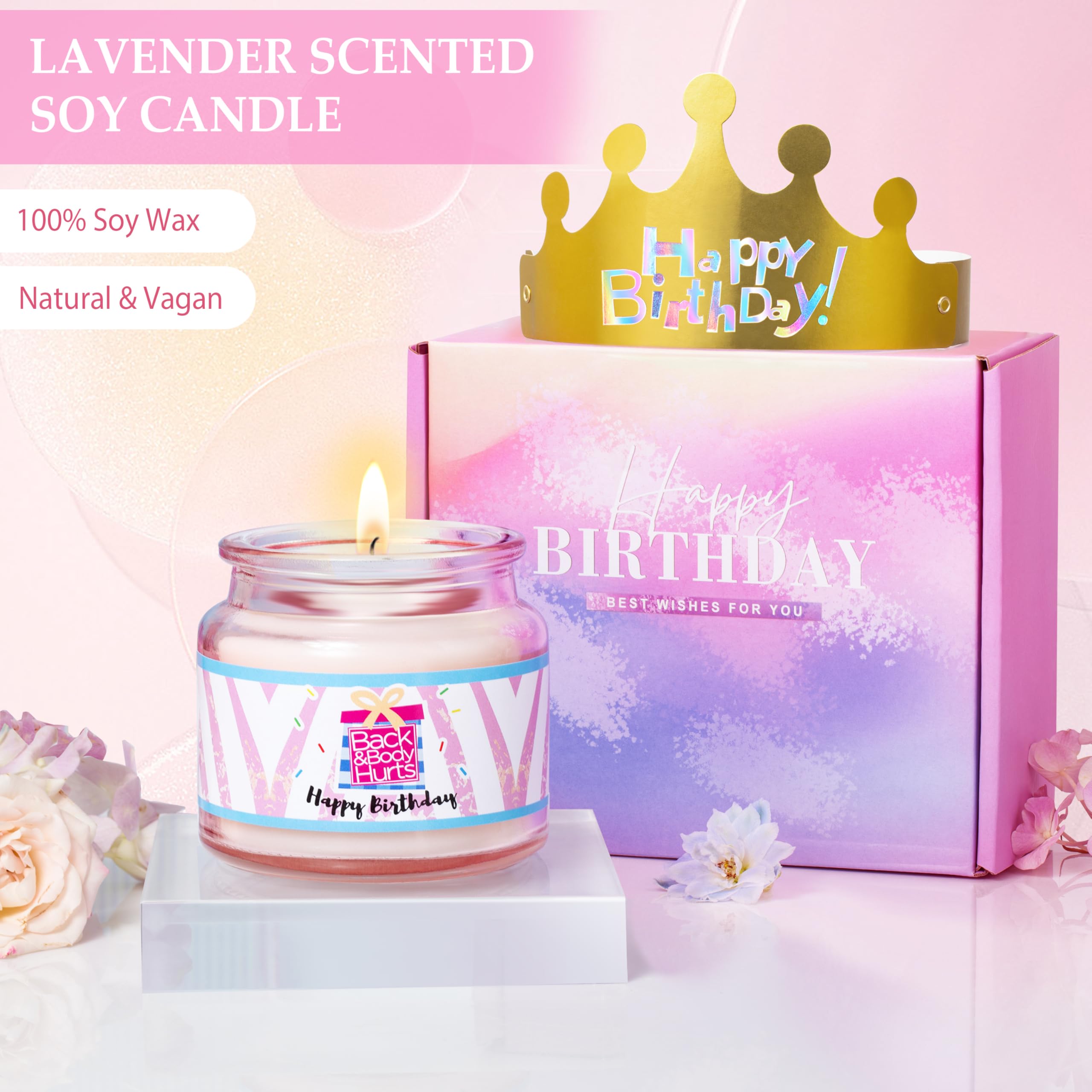 Not A Day Over Fabulous Tumbler Gift Set - Unique Birthday Gifts for Women, Mom, Sister, Daughter, Best Friend & Coworker | Perfect for Office, Home & Travel Use
