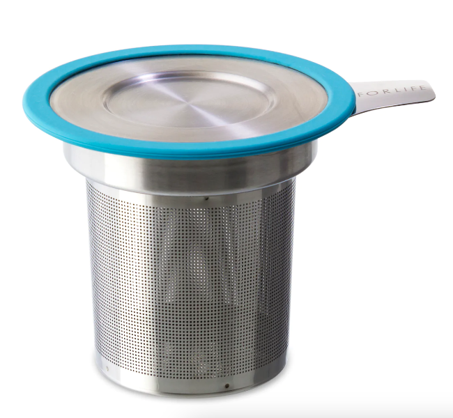 Premium FORLIFE Stainless Steel Extra Fine Tea Infuser - Perfect for Loose Leaf Tea, Herbal Blends & Iced Tea Brewing at Home or Office