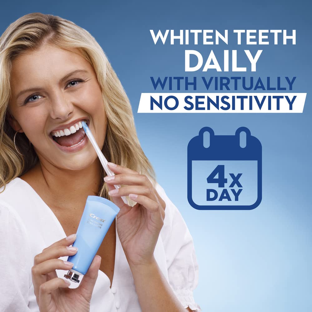 Olay Regenerist Vitamin C + Peptide 24 Brightening Face Moisturizer & Travel Size Whip Cream | Crest Whitening Emulsions Teeth Whitening Kit with Applicator (0.88 Oz) - Anti-Aging Skincare & Teeth Whitening for Daily Beauty Routine