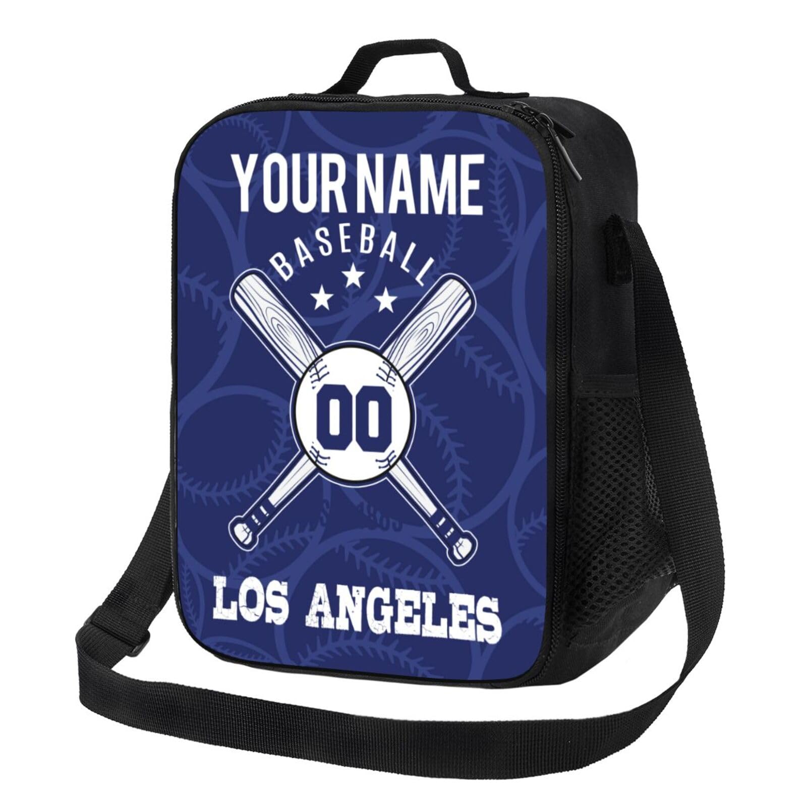 Custom Insulated Lunch Box with Name & Number - Portable Cooler Lunch Bag for Kids, Men & Women - Perfect for School, Work & Outdoor Picnics