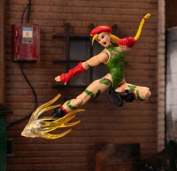 Jada Toys 1/12 Scale 6-Inch Street Fighter II Action Figures - Cammy, Dee Jay & Guile Collectible Figurines for Display, Gaming & Cosplay Inspiration