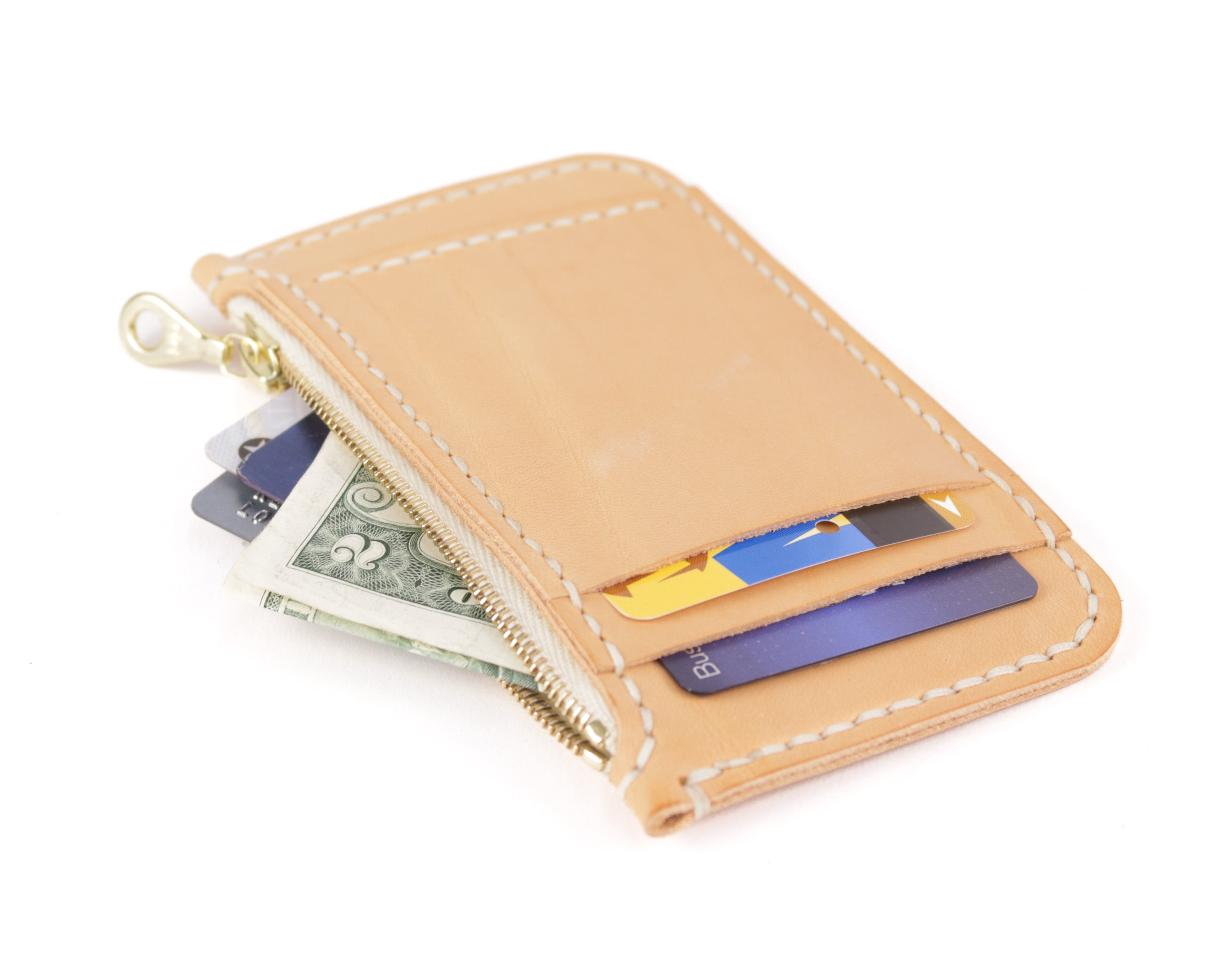Premium Zip Wallet in Elegant Bordeaux - Slim RFID Blocking Leather Wallet for Men & Women - Perfect for Travel, Business & Everyday Use