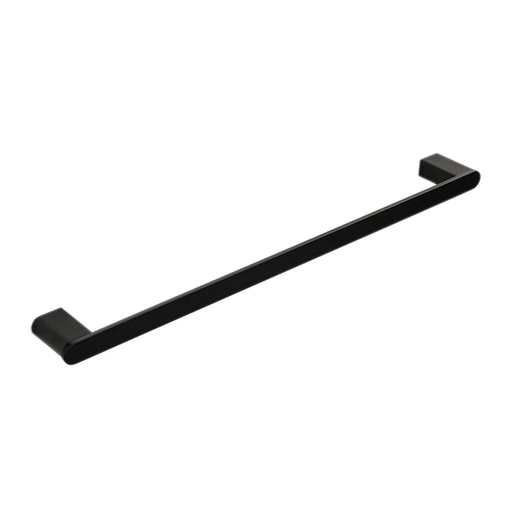 Stainless Steel Wall Mounted Towel Bar - 50cm Bathroom & Kitchen Towel Rack with Storage Shelf | Space-Saving Organizer for Hand Towels, Washcloths & Robes