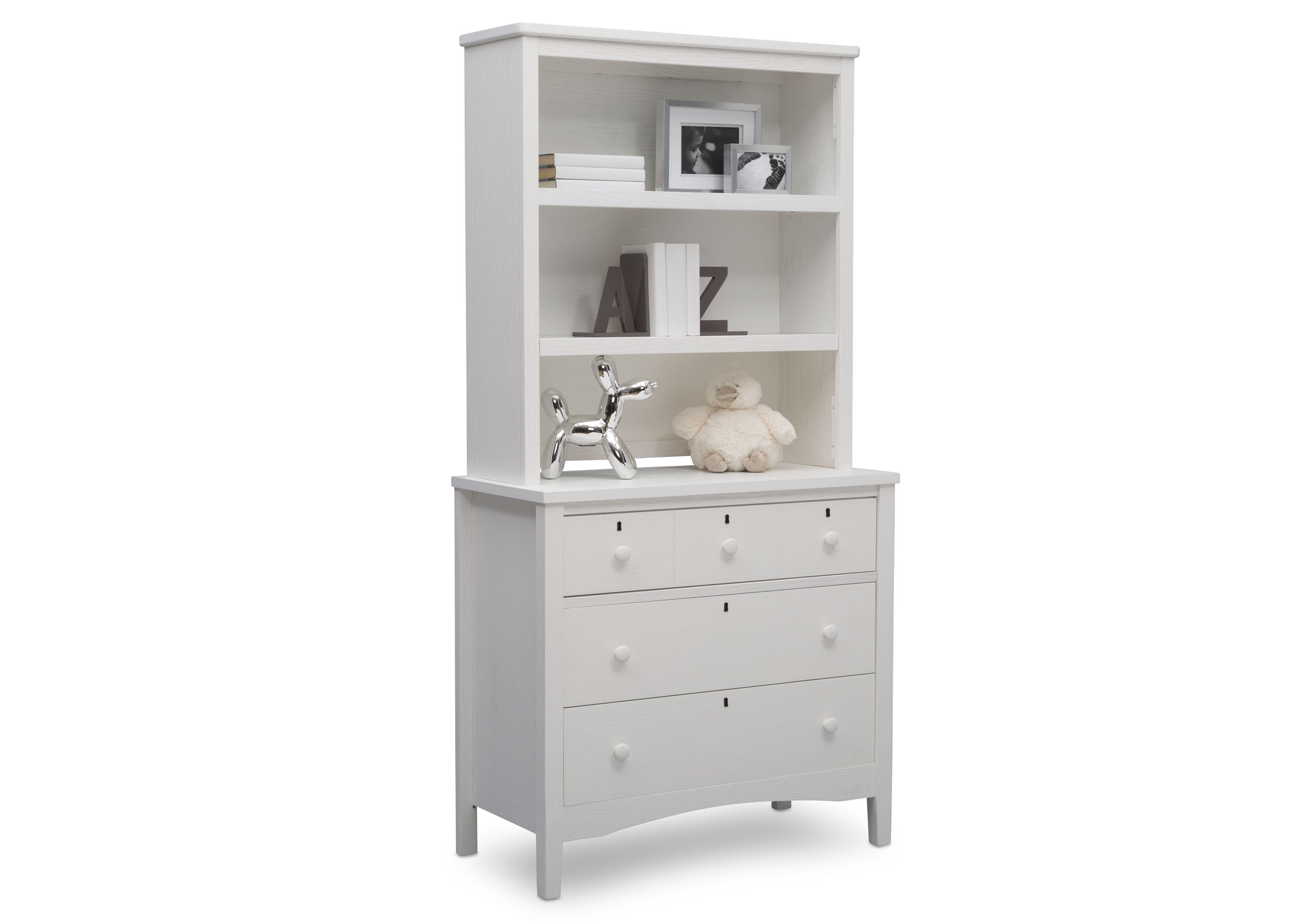 Farmhouse Style 3-Drawer Dresser with Changing Top - Nursery Storage Solution for Baby Essentials & Bedroom Organization