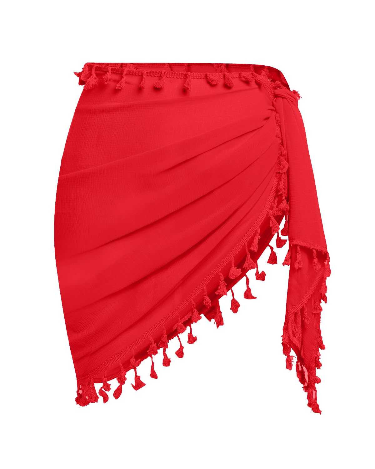 Holipick Women's Beach Sarong Cover Up - Flowy Swimsuit Wrap Skirt with Tassels for Pool, Vacation & Summer Outfits | Quick-Dry Bathing Suit Coverup for Beach, Resort & Tropical Getaways
