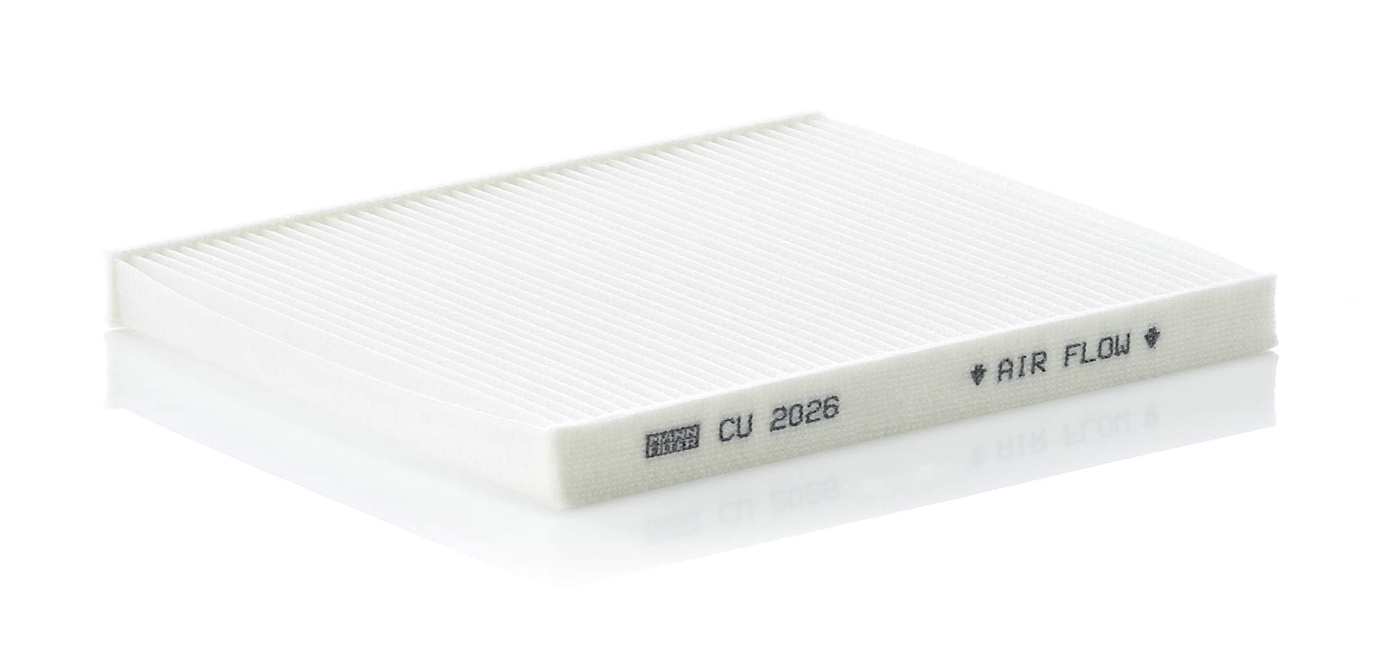 MANN-FILTER CU2026 Premium Cabin Air Filter – High Efficiency Dust & Pollen Protection for Cleaner Air Inside Your Car – Perfect for Daily Commutes & Long Road Trips