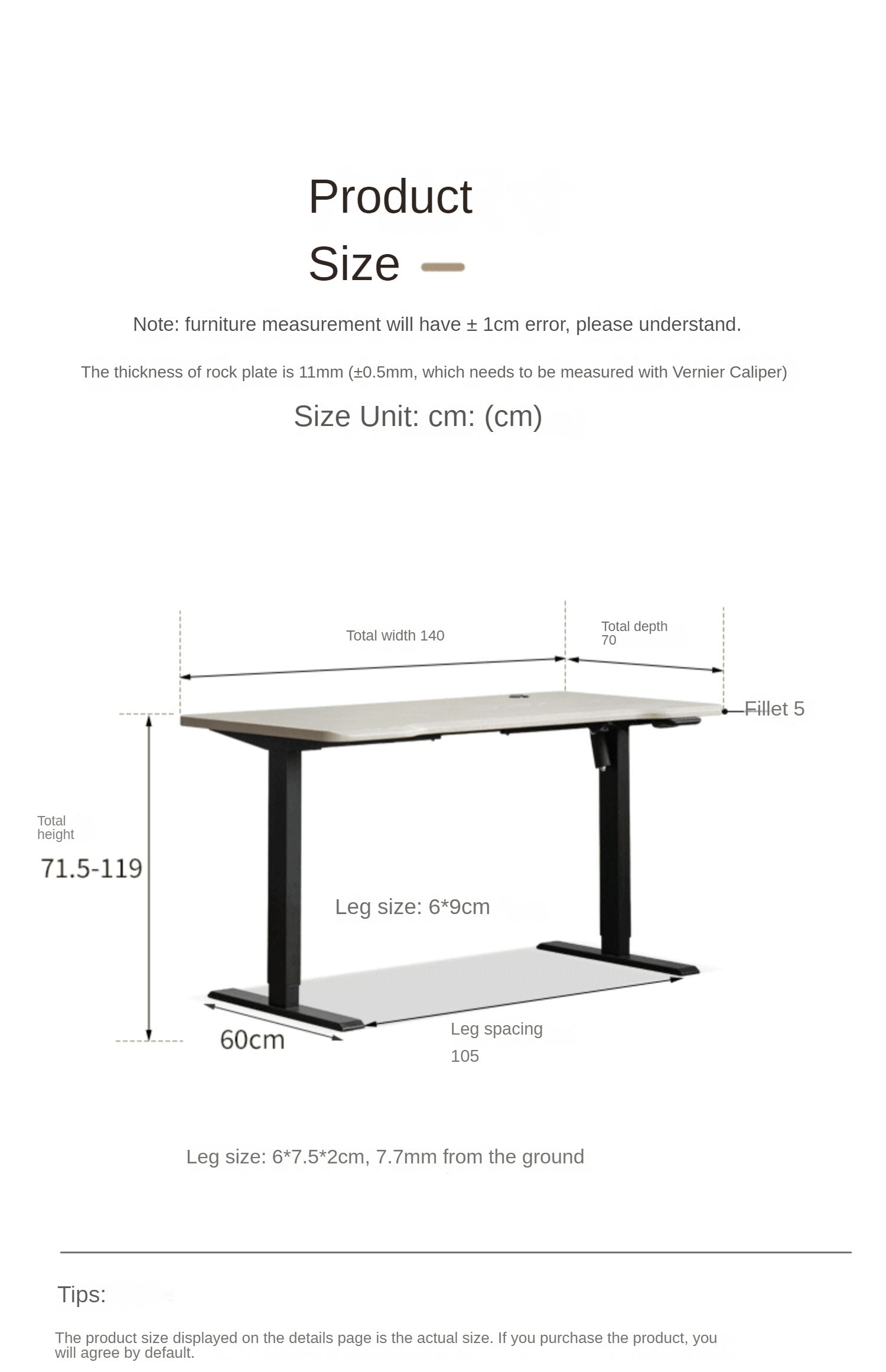 Premium Oak Solid Wood Electric Standing Desk - Adjustable Height Ergonomic Workstation for Home & Office - Perfect for Remote Work, Gaming & Study