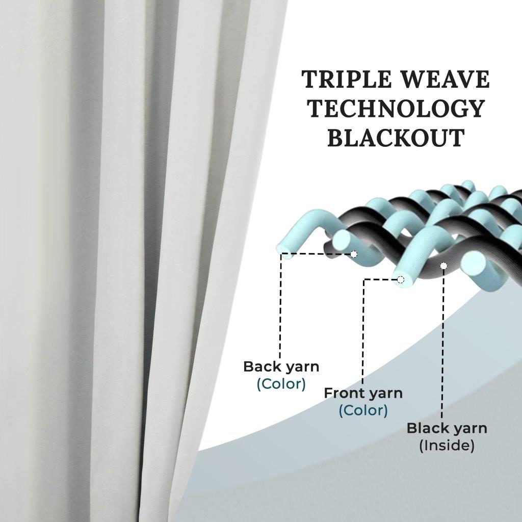 Solid Classic Modern Grommet Blackout Curtain Set - Thermal Insulated Room Darkening Drapes for Bedroom, Living Room & Home Theater (Black)