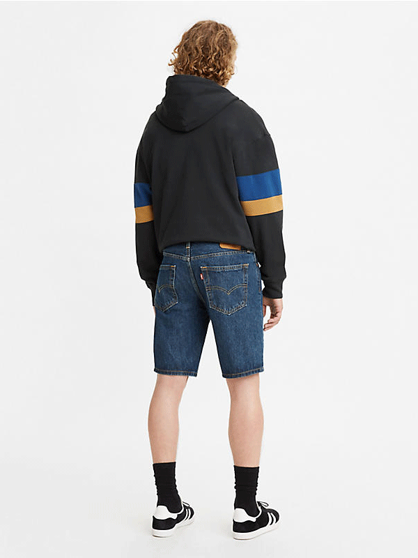 Levi's 405 Standard Short Night Run Denim Jeans for Men - Classic Fit, Comfortable & Durable - Perfect for Casual Wear, Night Out & Everyday Use