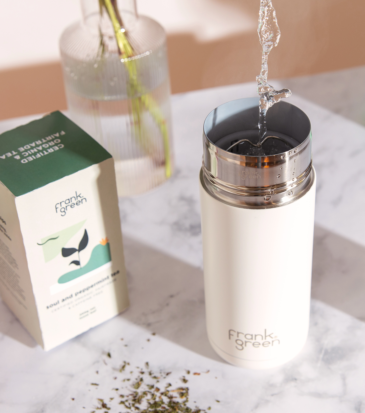Premium Stainless Steel Tea Infuser with Handle - Fine Mesh Loose Leaf Tea Strainer for Hot & Iced Tea - Perfect for Home, Office, or Travel Use