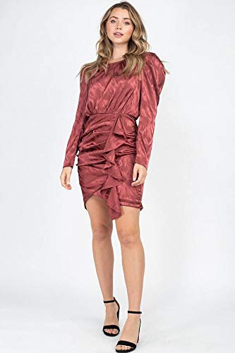 Ruching Front Wrap Mini Dress - Stylish & Flirty for Night Out