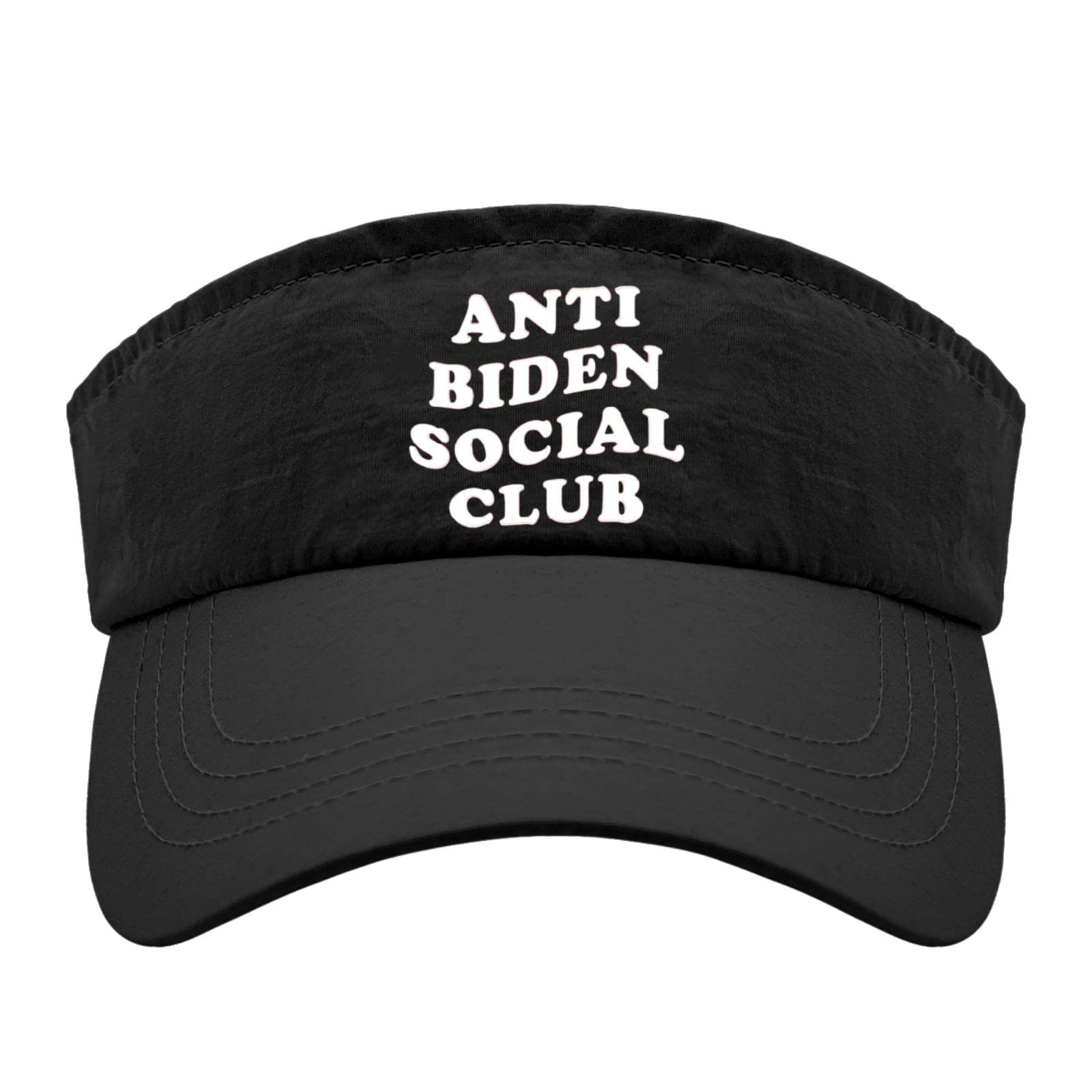 Stylish Women's Visor Hats - Anti Biden Social Club Cap, Cute Running Visors for Teens & Adults - Perfect for Outdoor Sports, Beach, and Summer Activities