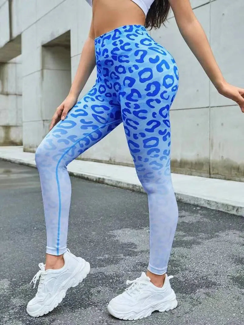 Leopard Print High Waist Seamless Yoga Pants for Women - Sexy Scrunch Butt Leggings for Gym, Workout & Running | Perfect for Fitness, Jogging and Casual Wear