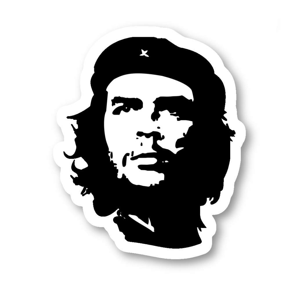 Che Guevara Stickers - 3 Pack (2.5, 3, 4 Inch) - Inspirational Laptop, Phone & Water Bottle Decals - Perfect for Students, Activists & Travelers