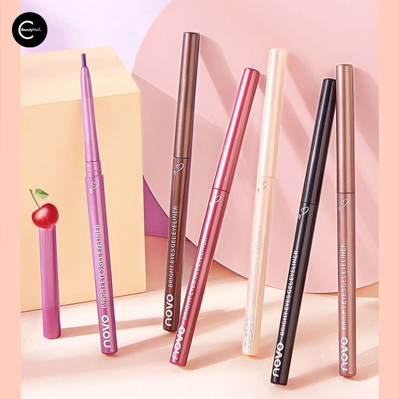NOVO Precision Eyeliner Pencil - Waterproof & Smudge Proof Eye Liner for Long Lasting Makeup - Perfect for Everyday Wear, Party & Special Occasions