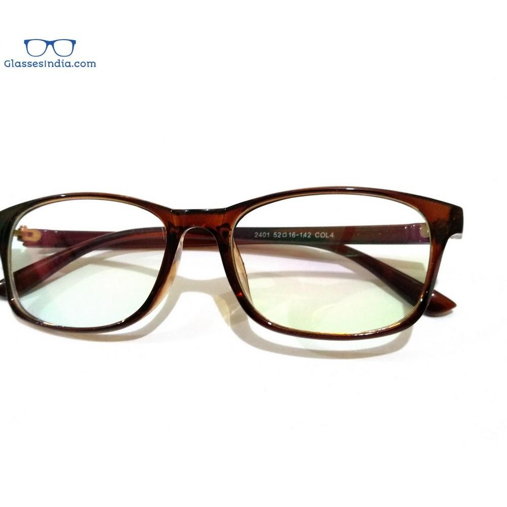 Anti Blue Light Glasses for Computer & Screen Use - Blue Ray Blocking Eyewear 2401BR - Reduce Eye Strain for Gaming, Office & Digital Devices