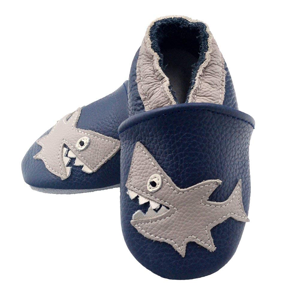 iEvolve Baby Soft Sole First Walker Shoes for Girls & Boys - Non-Slip Crib Moccasins for Newborn to Toddler - Perfect for Indoor Play, First Steps & Special Occasions