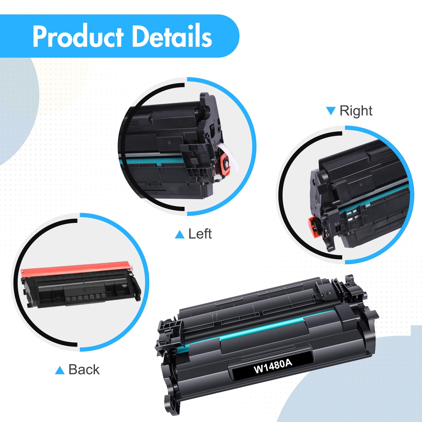 HP 148A 148X Black Toner Cartridge 2-Pack - Compatible Replacement for LaserJet Pro 4001dn/4001dw/4001n/MFP 4101fdw/4101fdn Printers - High-Yield Printing for Office & Home Use