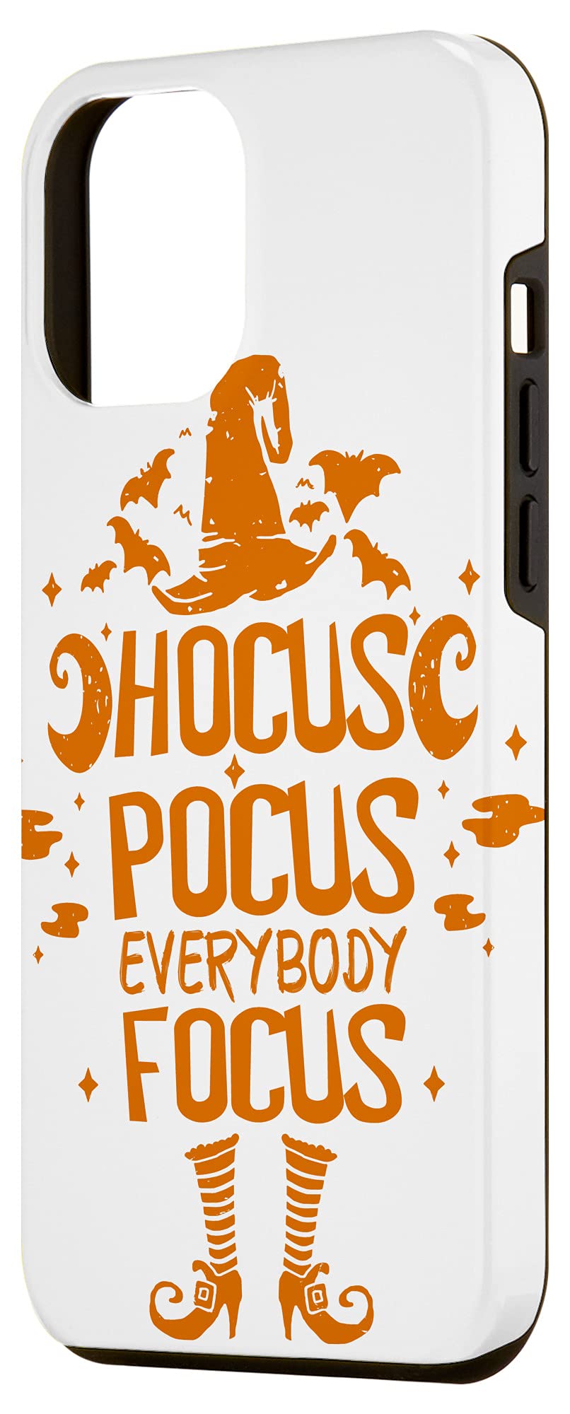 iPhone 12 Pro Max Halloween Hocus Pocus Everybody Focus Funny Phone Case - Perfect for Halloween Parties, Cosplay & Gift Giving