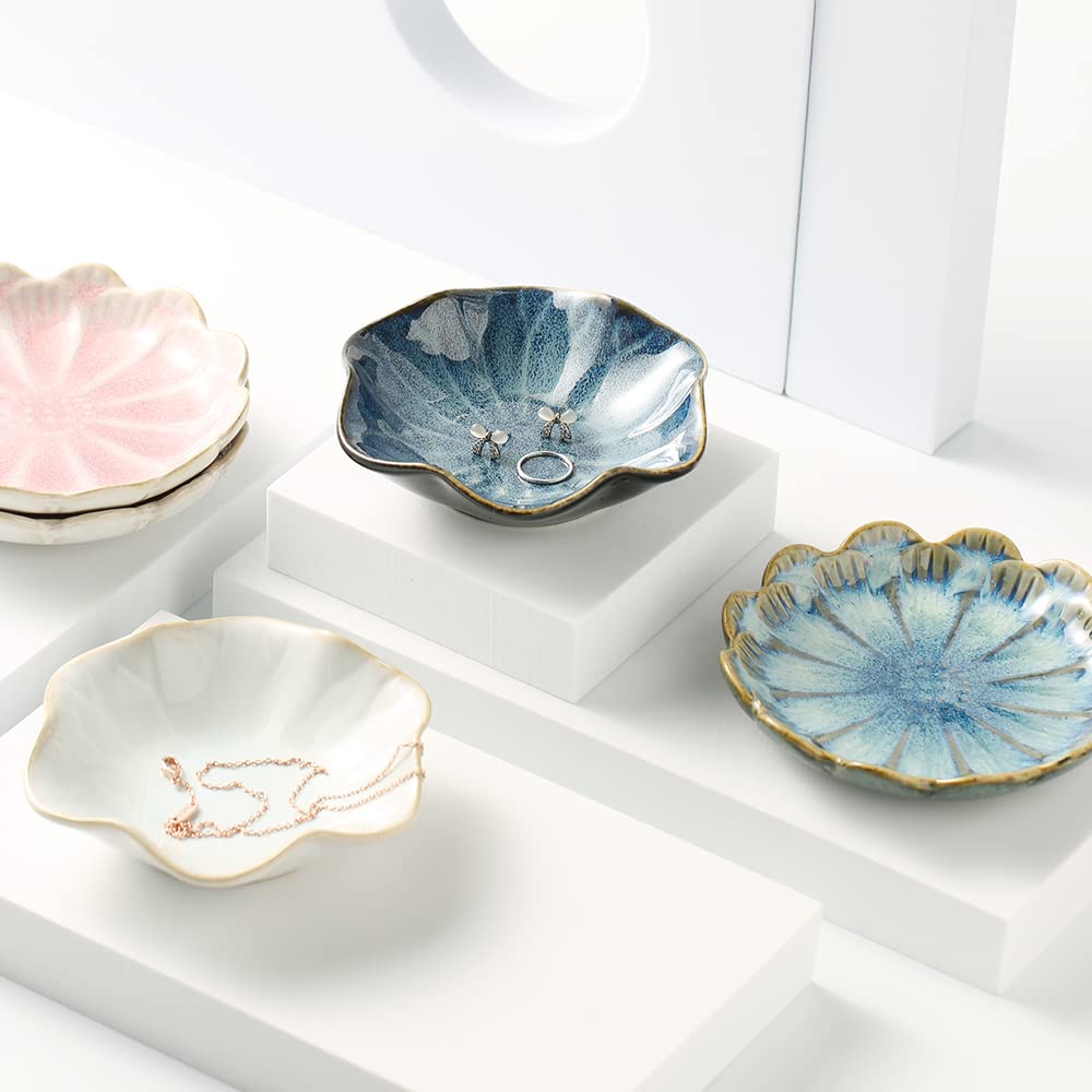 Elegant Jewelry Dish Holder & Key Bowl - Perfect for Women's Accessories & Home Decor