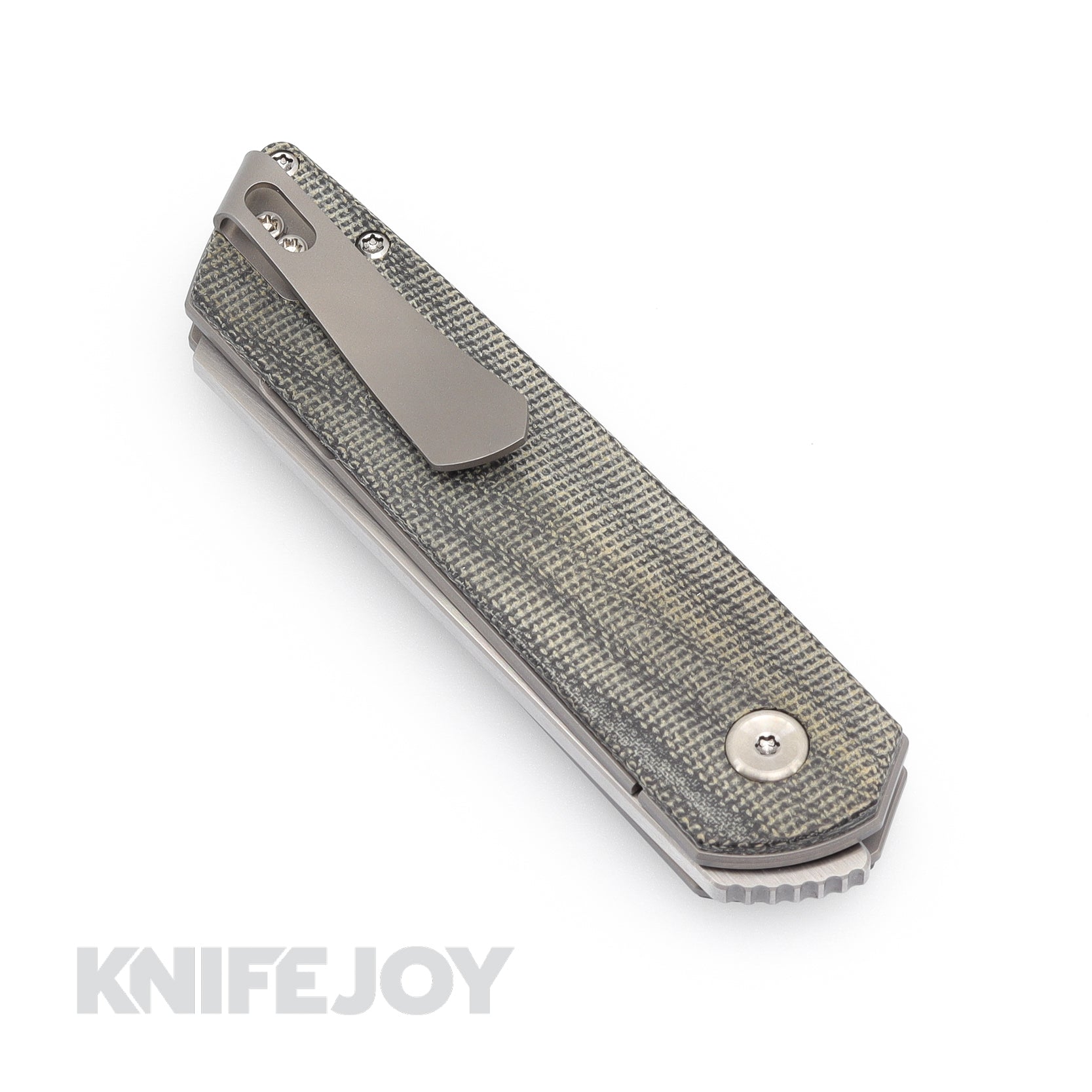 Brian Brown Knives Finch Liner Lock Pocket Knife - M390 Steel Satin Blade & Black Micarta Handles - EDC, Camping, Outdoor Survival Gear