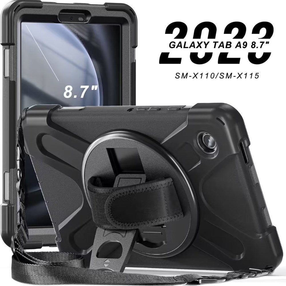 Samsung Galaxy Tab A9+ 11 Inch Shoulder & Hand Strap Case - Durable Protective Cover for Travel, Commuting & Outdoor Activities