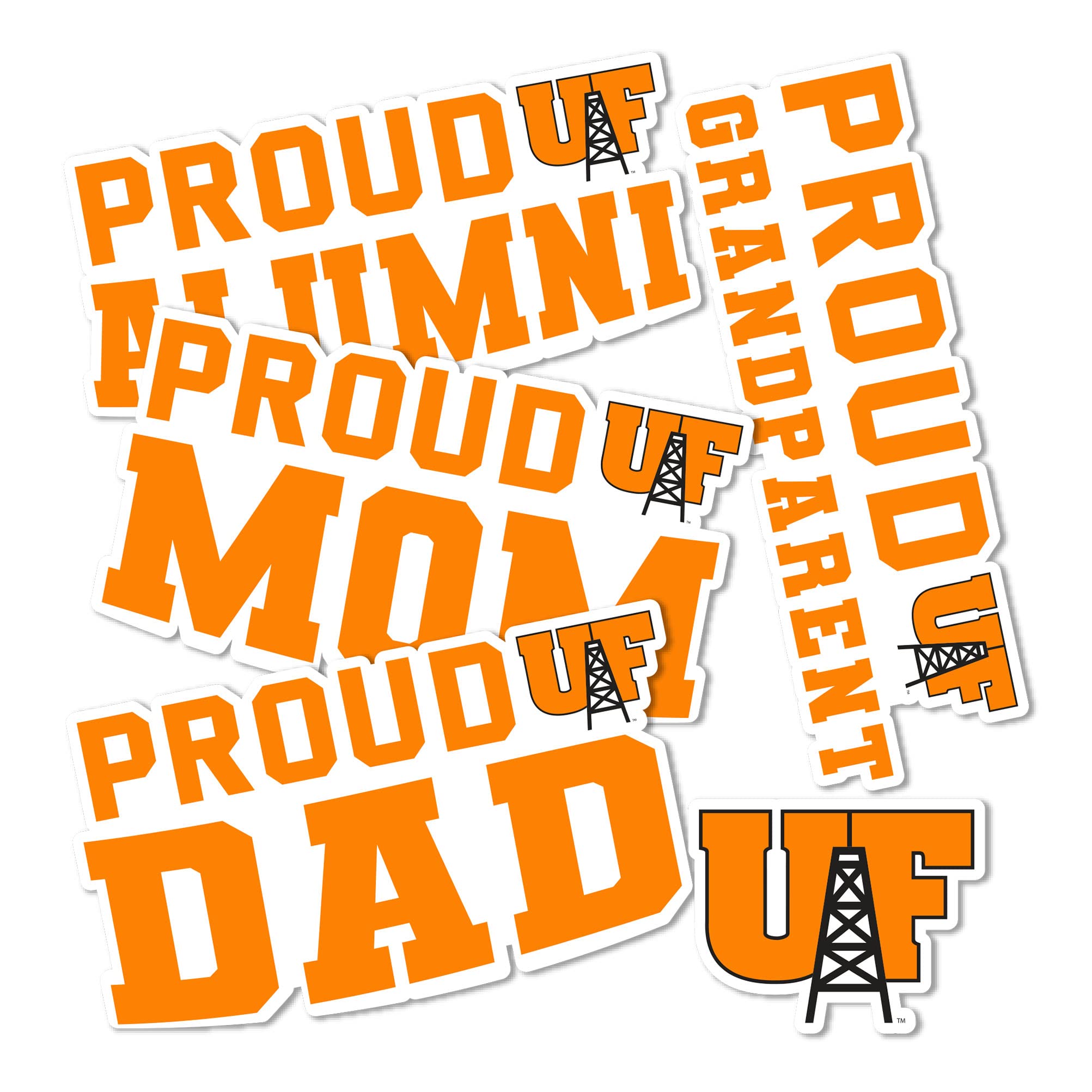 UF Oilers Vinyl Decal Sticker - Desert Cactus University of Findlay Design for Laptop, Water Bottle, Car & Scrapbooking - 13.46x10.98 Inch Full Sheet (Perfect for School Spirit, DIY Crafts & Fan Gear)