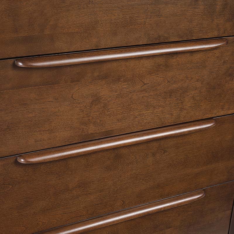 Raimunda 5-Drawer Solid Wood Chest Dresser - Sturdy Bedroom Storage Organizer for Clothes, Linens & Accessories | Perfect for Master Bedroom, Guest Room or Nursery