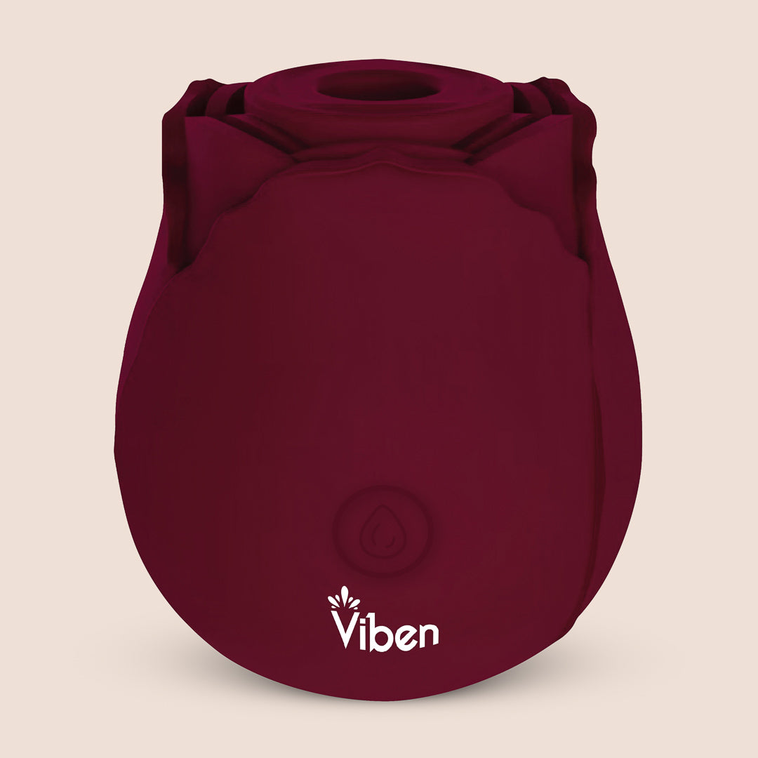 Voodoo Beso The Rose Flower Power - Dual Stimulation Vibrator with Air Pulse & Suction Technology | Perfect for Couples Play & Solo Pleasure