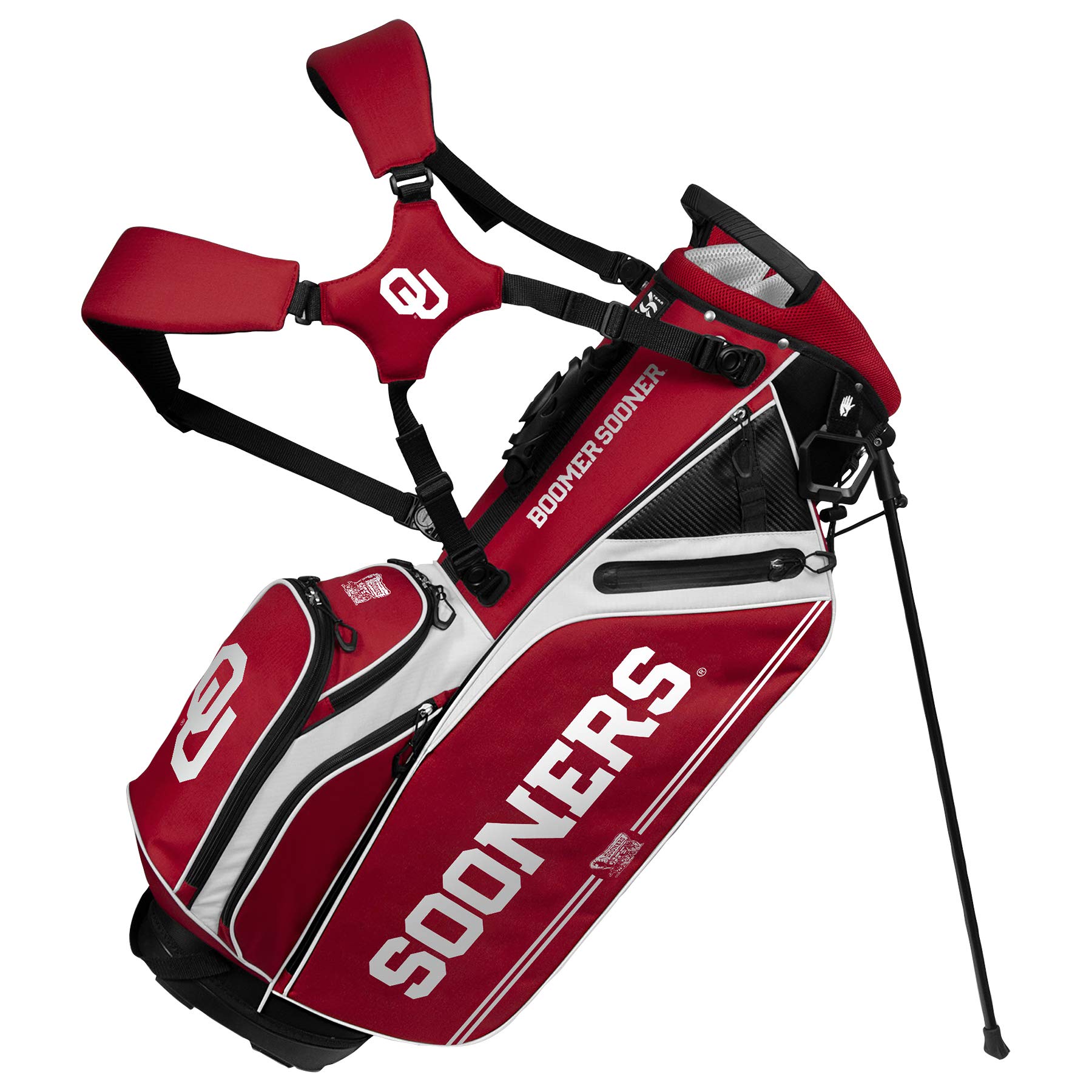 Team Effort NCAA Caddie Carry Hybrid Golf Bag - Lightweight Stand Bag for College Golfers | Perfect for Tournaments, Practice & Walking Courses