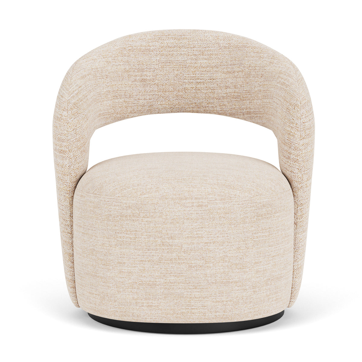 Stylish Judi Fabric Swivel Armchair - Modern Upholstered Accent Chair with 360° Rotation for Living Room, Bedroom or Office - Comfortable Lounge Seating for Home Decor