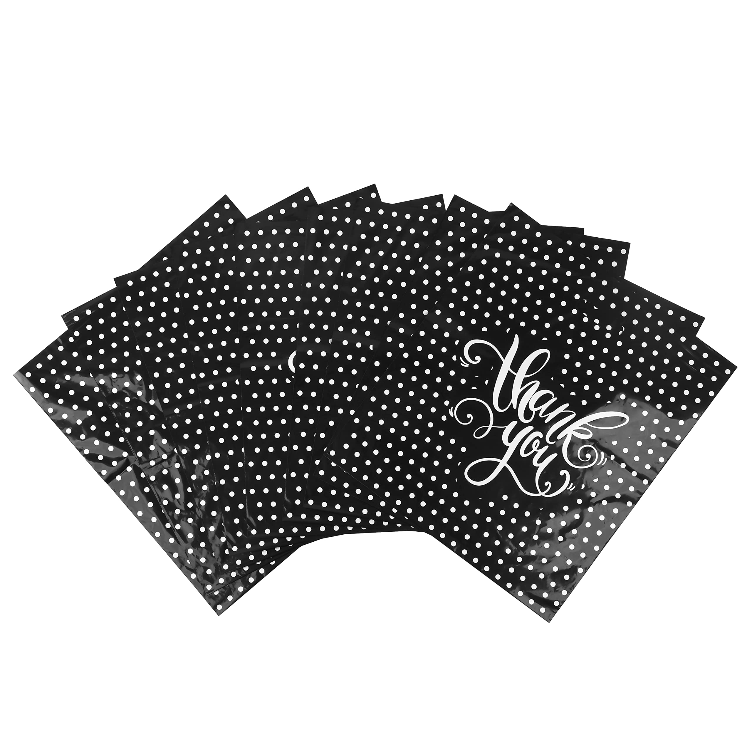 Thank You Bags for Business | 16x18 Plastic Shopping Bags with Handles | 100-Pack Merchandise Bags for Retail Stores & Boutiques | Small Business Gift Bags | Perfect for Packaging Products, Customer Purchases & Promotional Giveaways