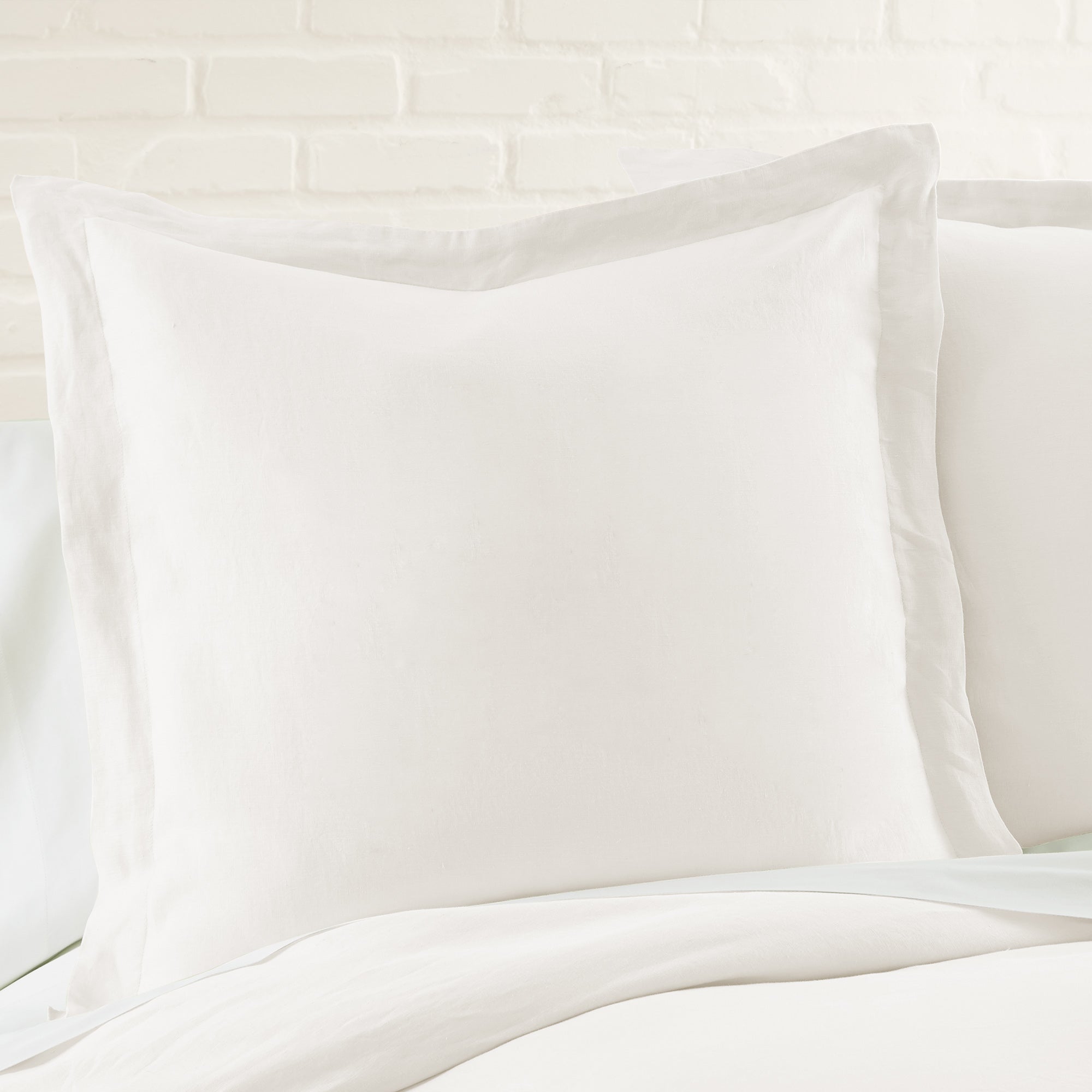 Premium Washed Linen Sham - Soft & Breathable Pillow Cover for Bedroom Decor - Perfect for Master Bedroom, Guest Room & Cozy Home Styling