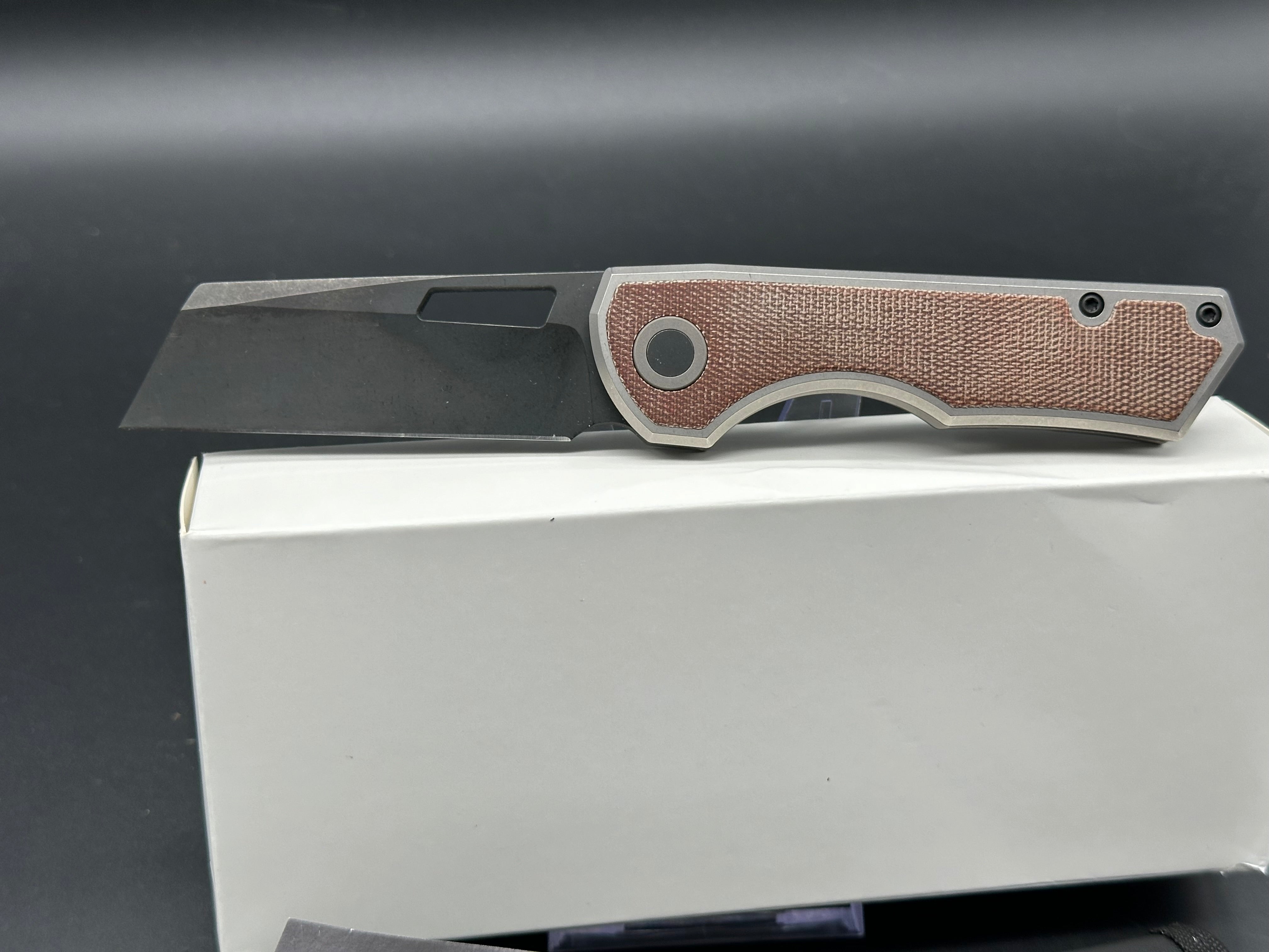 Brian Brown Knives Yeager M V2 Folding Pocket Knife - Premium EDC Tactical Knife for Outdoor, Camping, Hiking & Everyday Carry