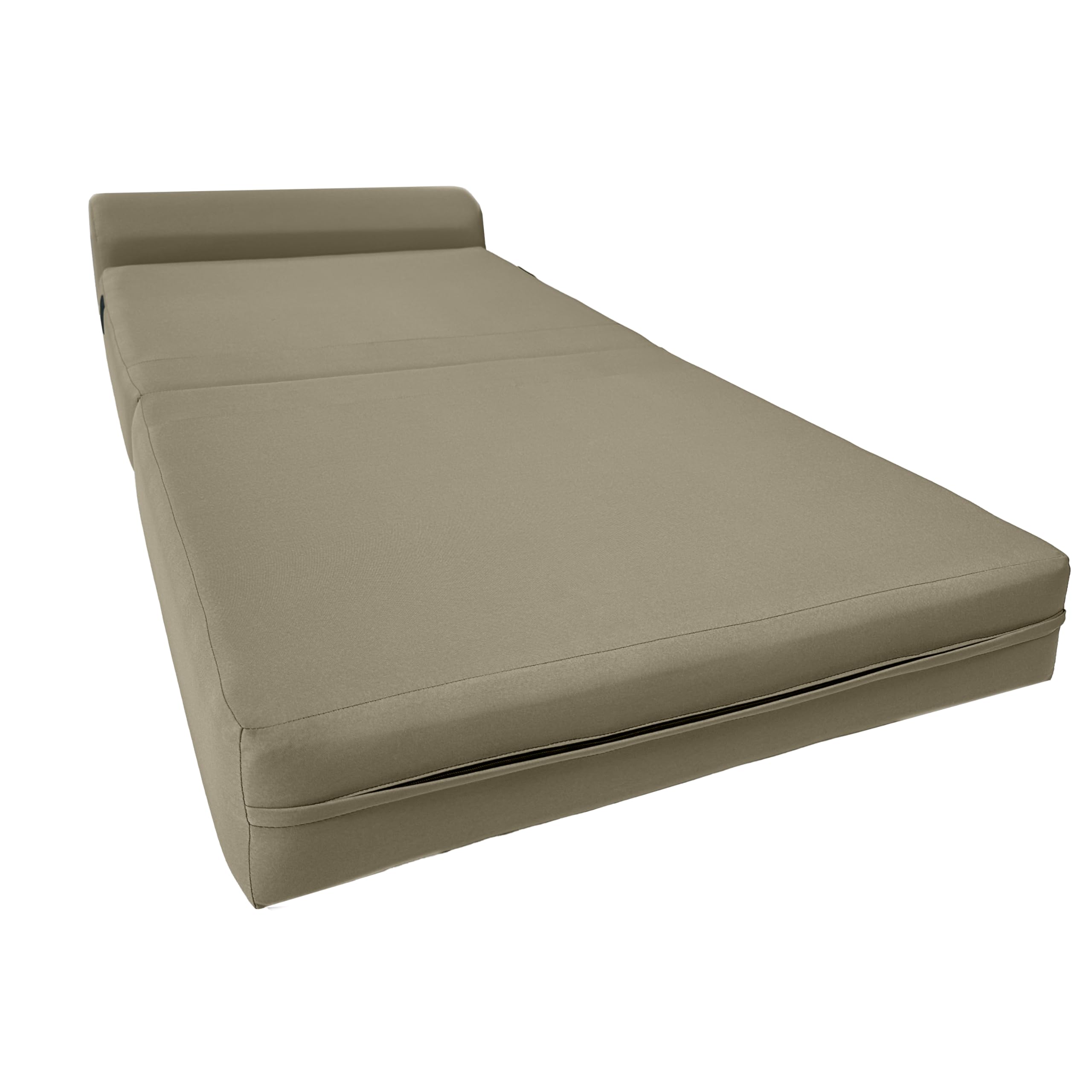 D&D Futon Furniture Sleeper Chair Folding Bed - Convertible Studio Sofa Guest Bed with High Density Foam Mattress (70