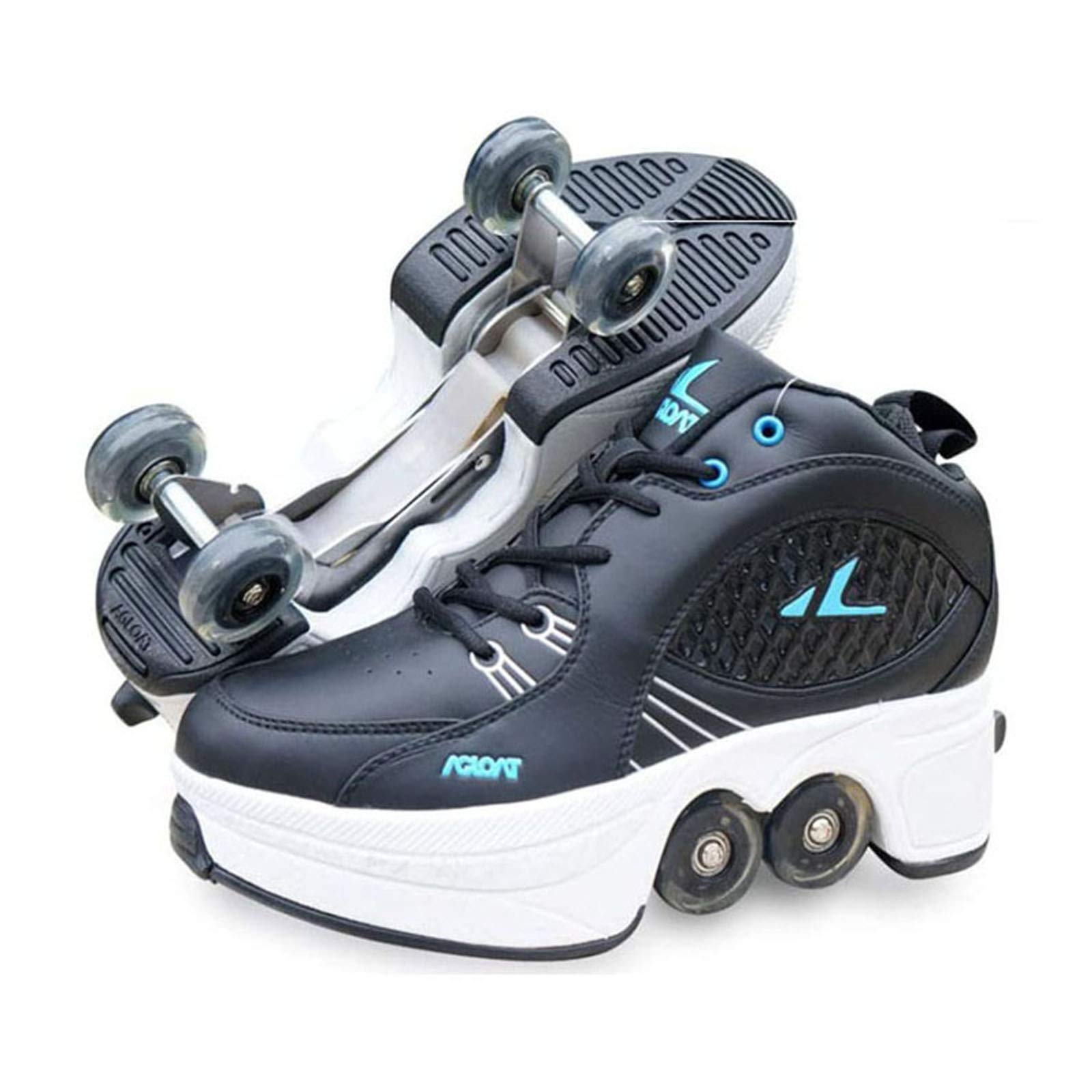 Women's Outdoor Roller Skates - Quad Wheels for Adults | Comfortable & Stylish Roller Shoes for Women | Perfect for Park Trails, Rink Skating & Fitness