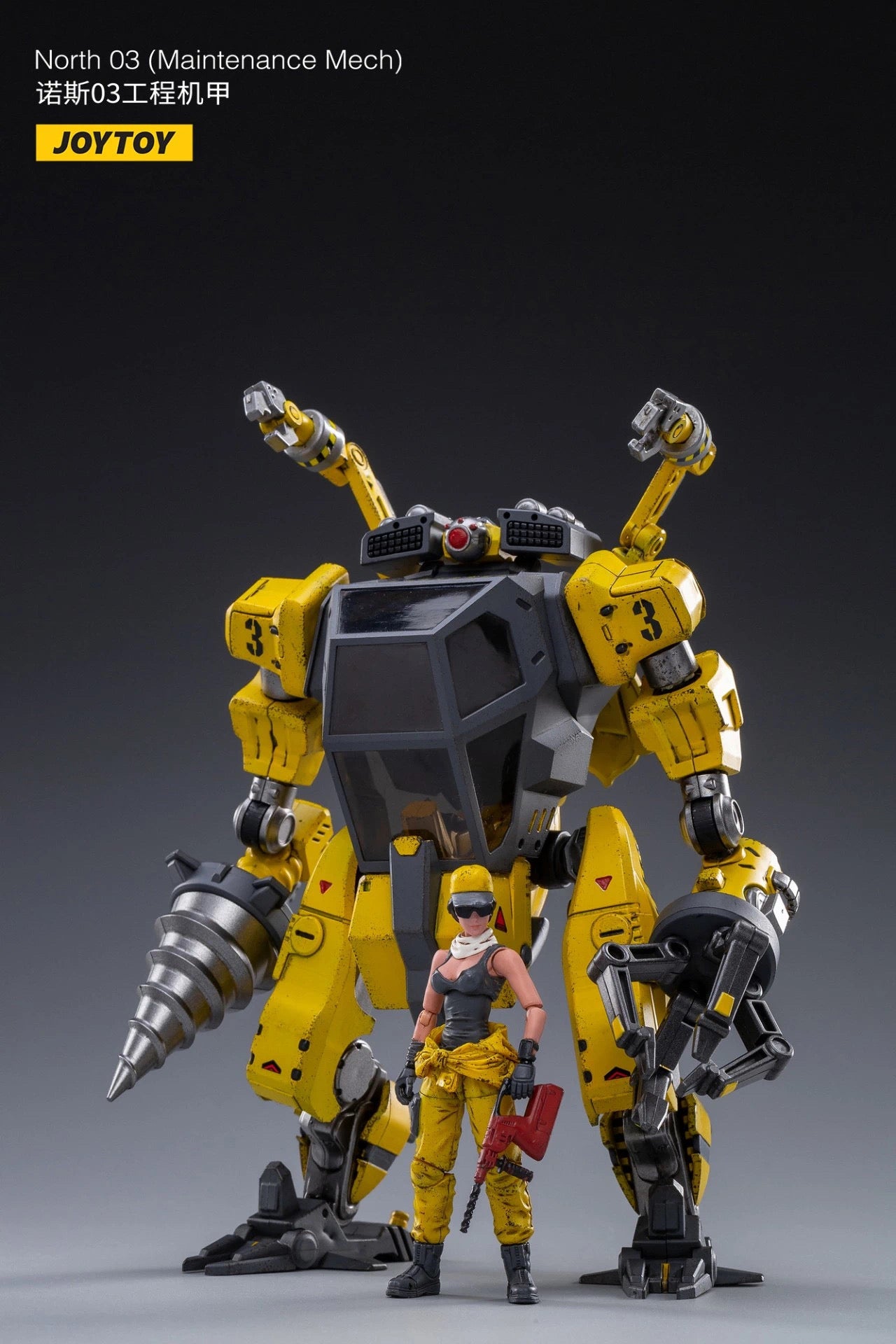 JOYTOY 1/18 Scale Mecha NOS-03 Anime Action Figure - Collectible Robot Model for Display & Maintenance Scenes | Perfect for Anime Fans & Model Collectors