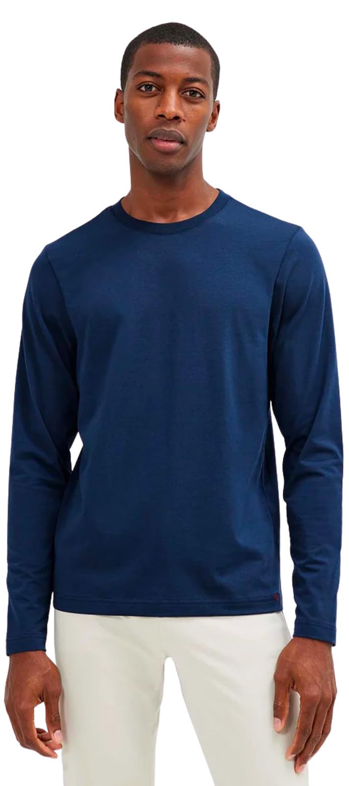 Rhone Element Long Sleeve Tee for Men | Anti-Odor & Ultra-Soft Organic Peruvian Pima Cotton Shirt | Perfect for Workouts, Casual Wear & Everyday Comfort