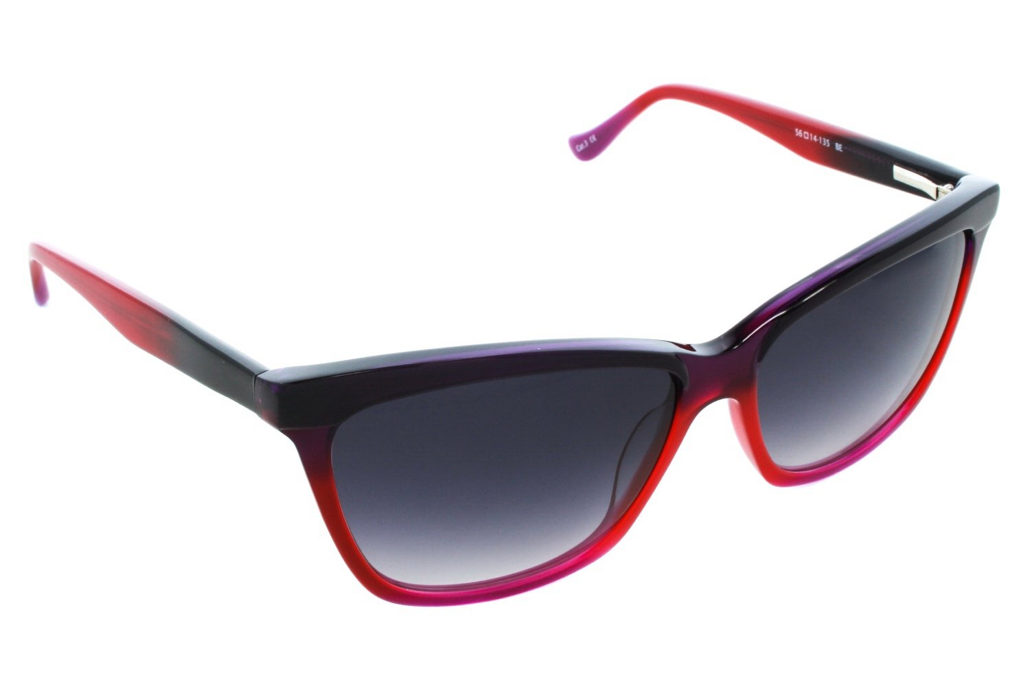 KENSIE MEET ME THERE Sunglasses - 56MM UV Protection Cat Eye Frame in Berry - Perfect for Beach, Travel & Outdoor Activities