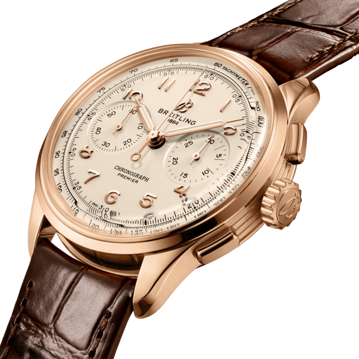 Breitling Premier B09 Chronograph 40mm 18K Rose Gold Luxury Unisex Watch for Men & Women - Perfect for Business, Formal Events & Collectors