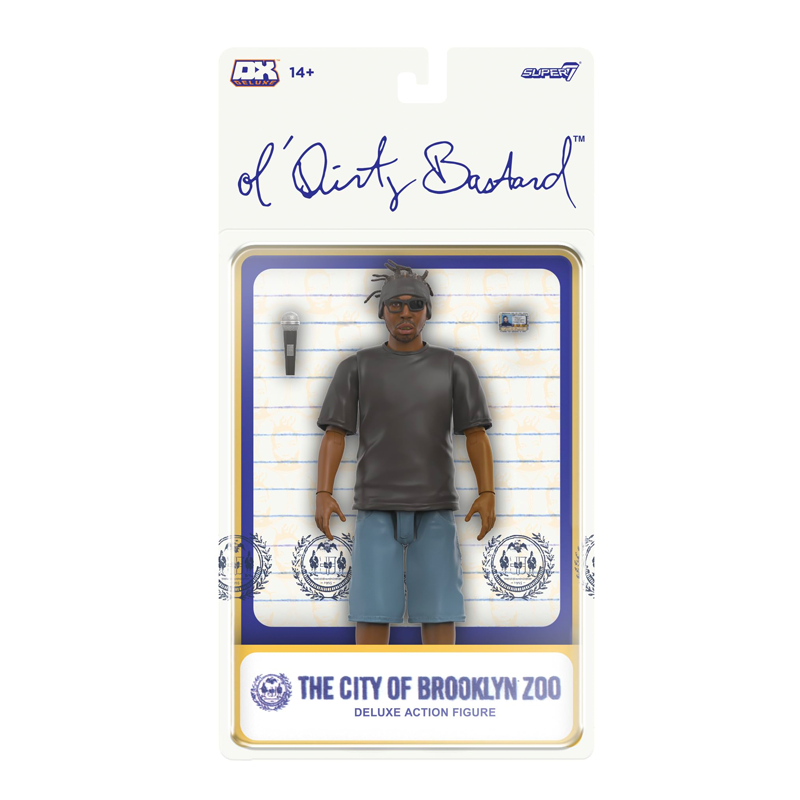 Super7 Ol' Dirty Bastard (ODB) Deluxe Action Figure - Collectible Hip-Hop Memorabilia for Display & Gifting